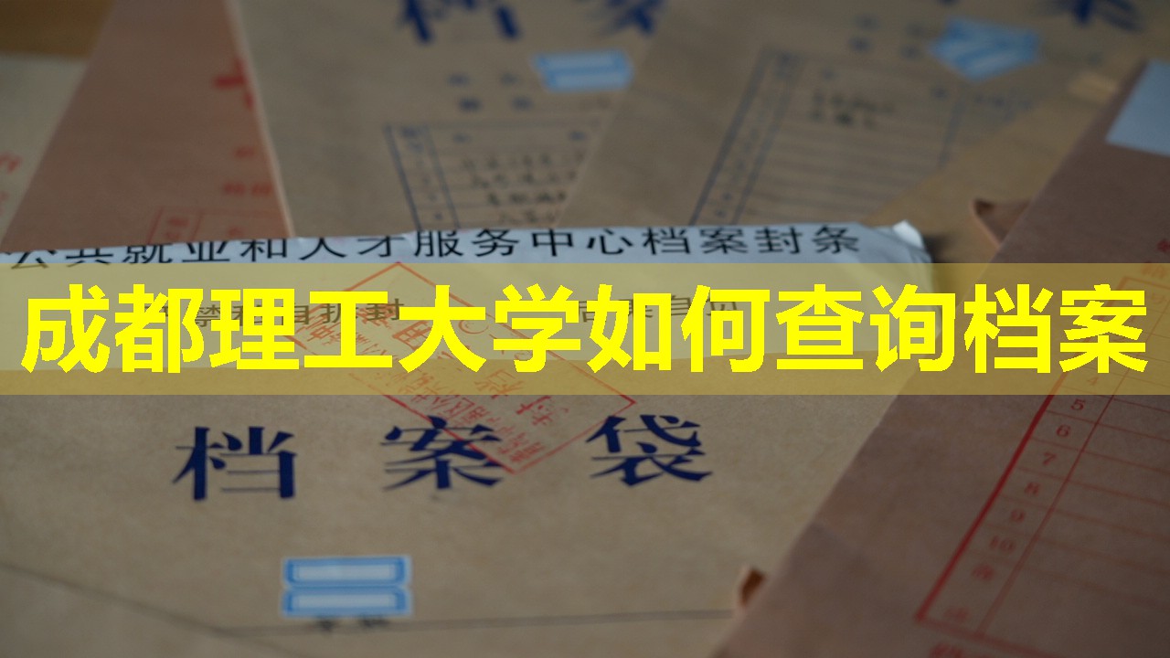 成都理工大学如何查询档案