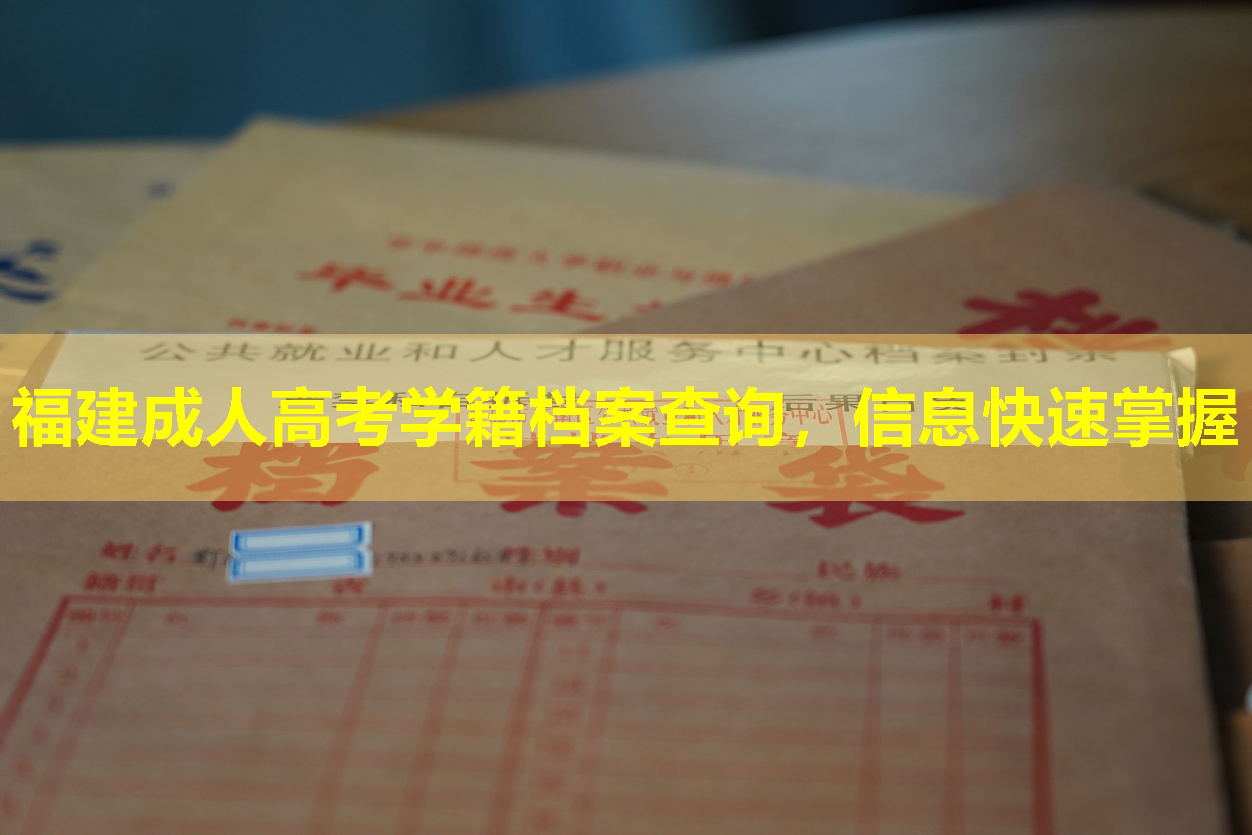 福建成人高考学籍档案查询，信息快速掌握