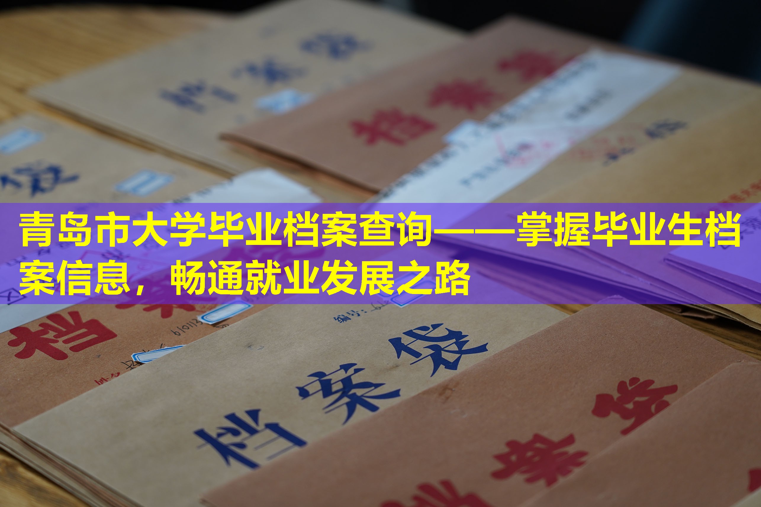 青岛市大学毕业档案查询——掌握毕业生档案信息，畅通就业发展之路