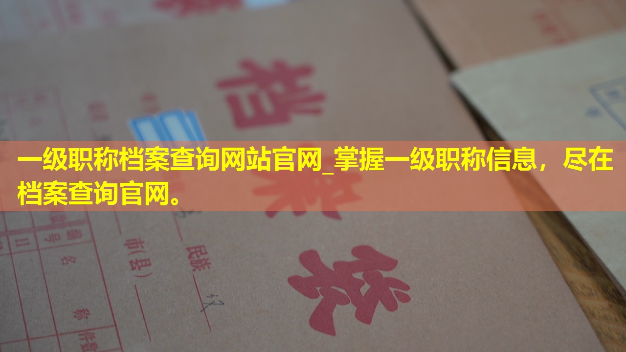 一级职称档案查询网站官网_掌握一级职称信息，尽在档案查询官网。