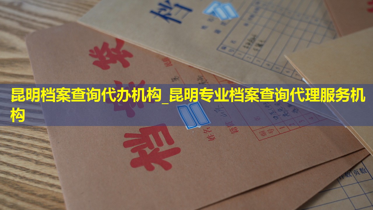 昆明档案查询代办机构_昆明专业档案查询代理服务机构