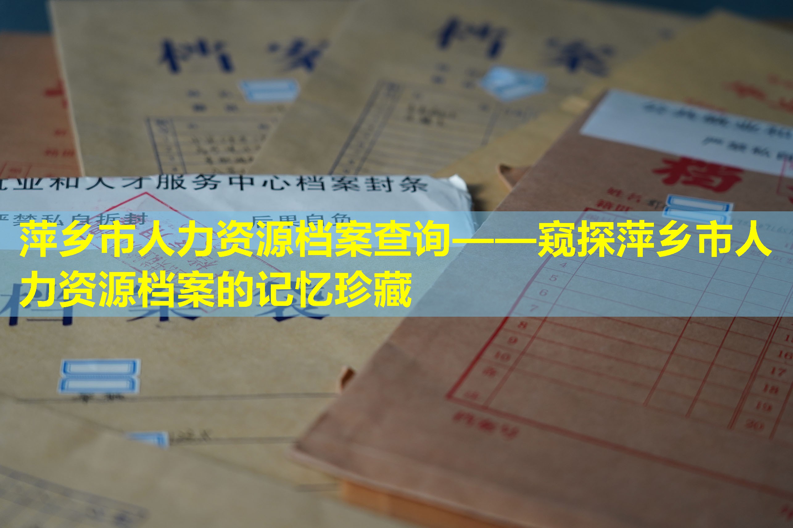 萍乡市人力资源档案查询——窥探萍乡市人力资源档案的记忆珍藏