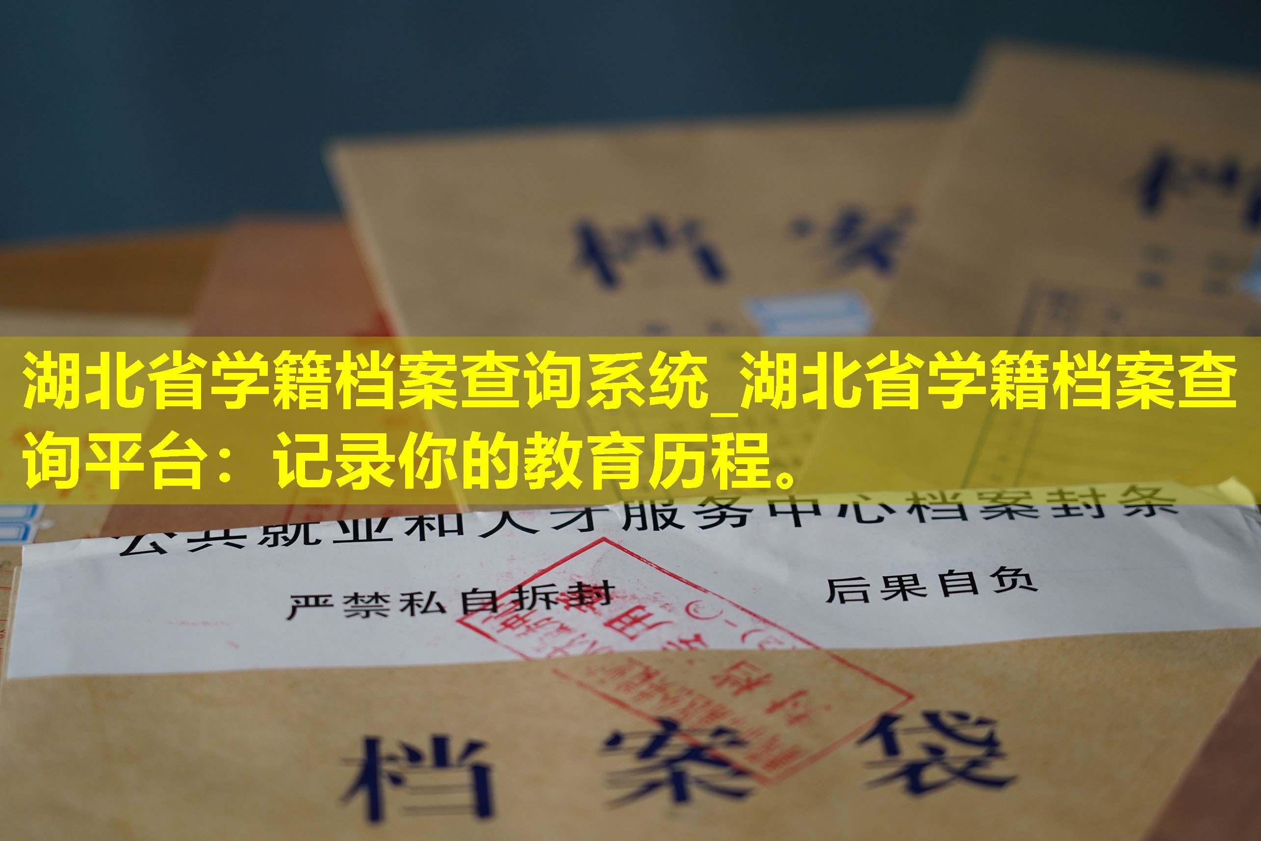 湖北省学籍档案查询系统_湖北省学籍档案查询平台：记录你的教育历程。