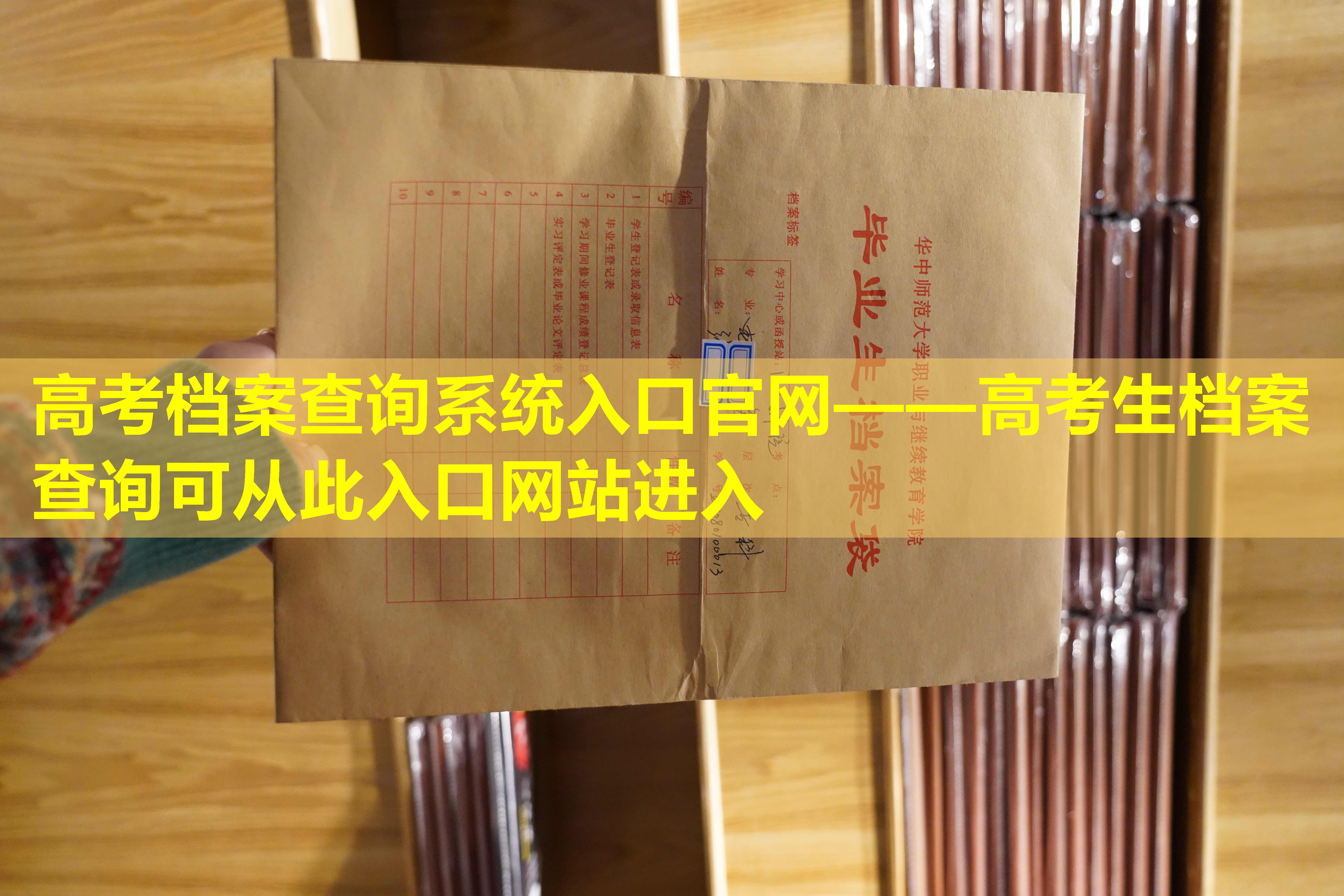 高考档案查询系统入口官网——高考生档案查询可从此入口网站进入