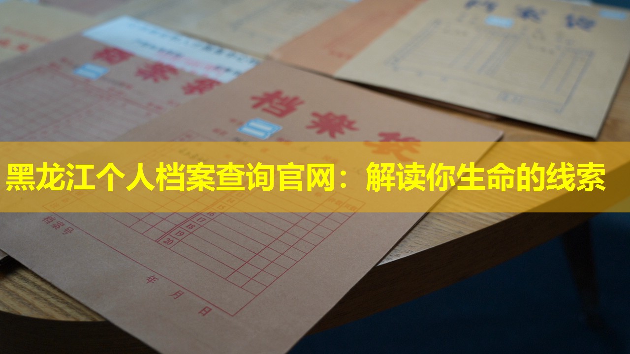 黑龙江个人档案查询官网：解读你生命的线索