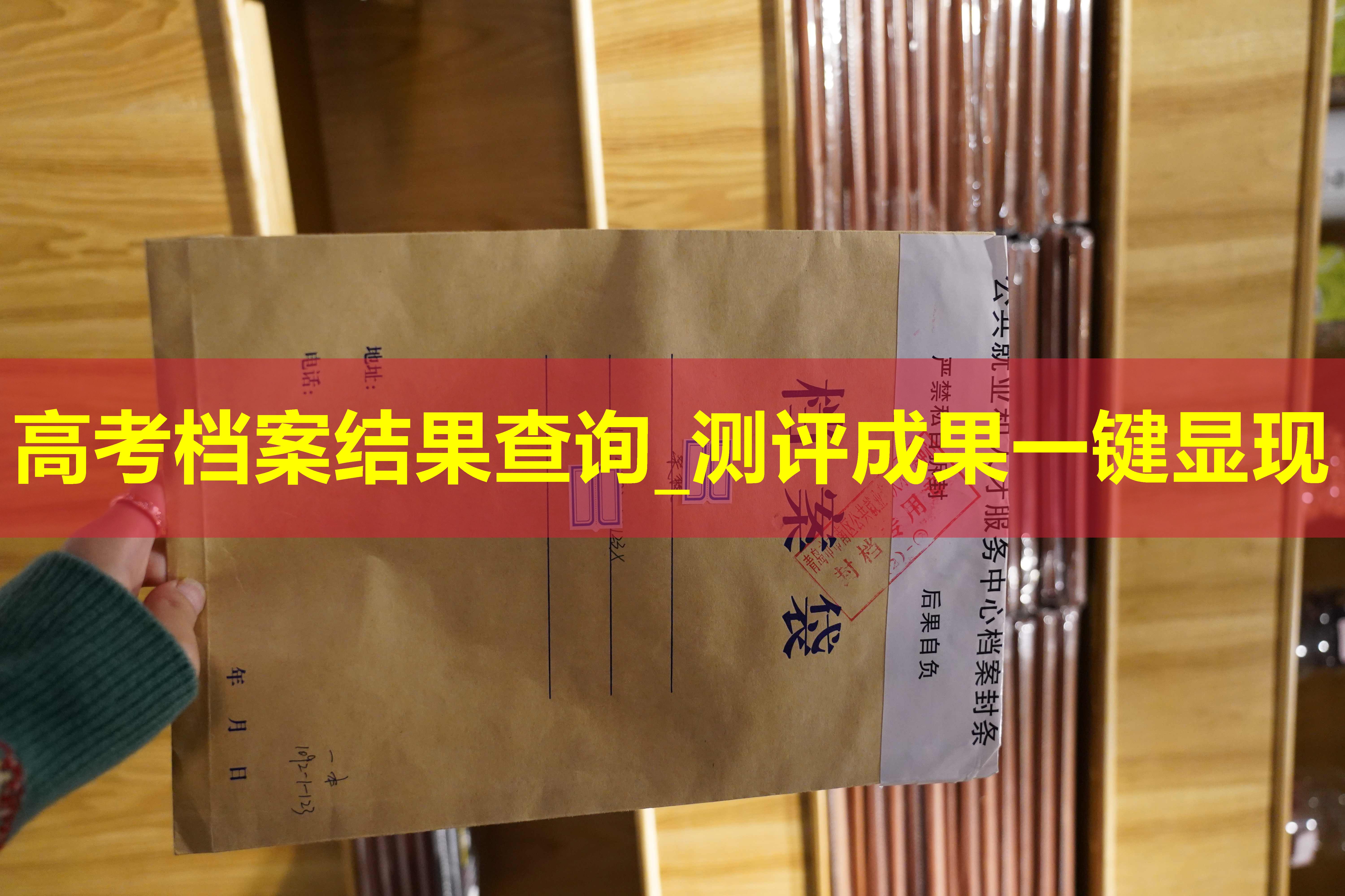 高考档案结果查询_测评成果一键显现