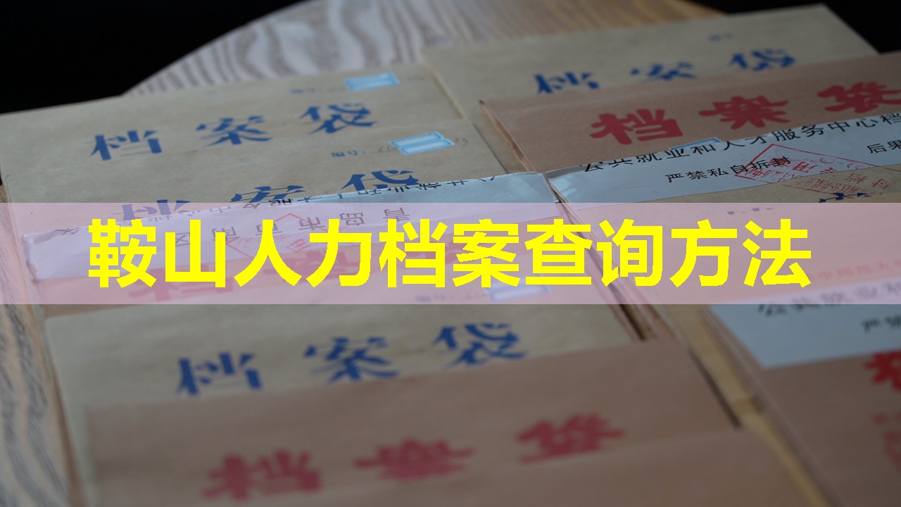鞍山人力档案查询方法