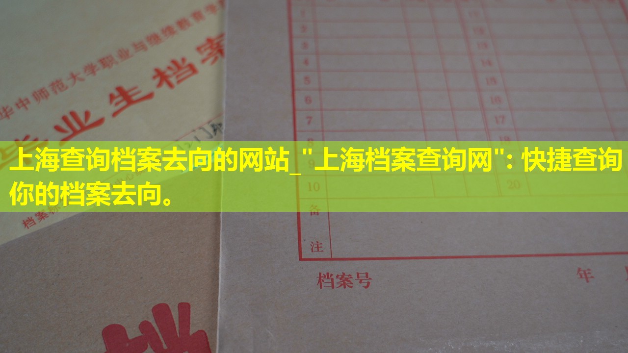 上海查询档案去向的网站_"上海档案查询网": 快捷查询你的档案去向。