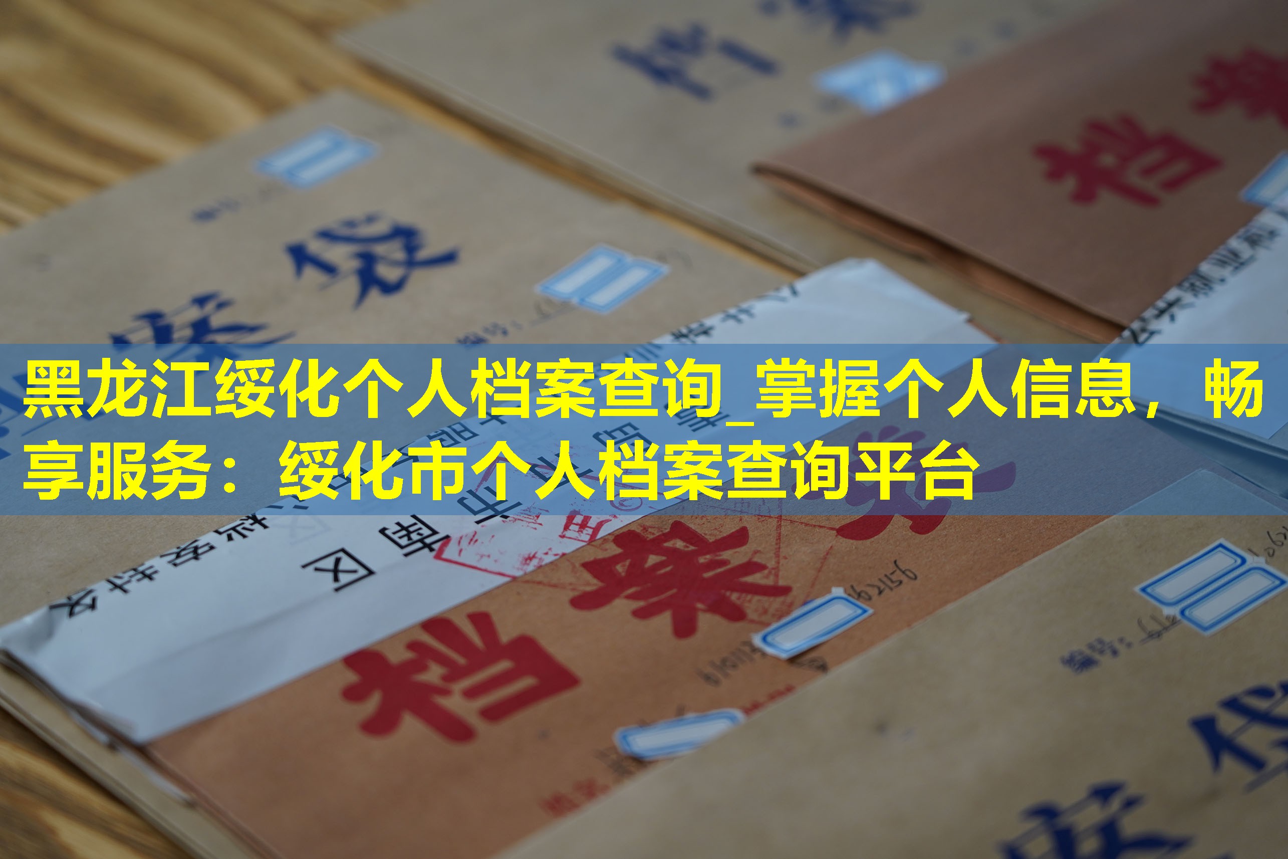 黑龙江绥化个人档案查询_掌握个人信息，畅享服务：绥化市个人档案查询平台