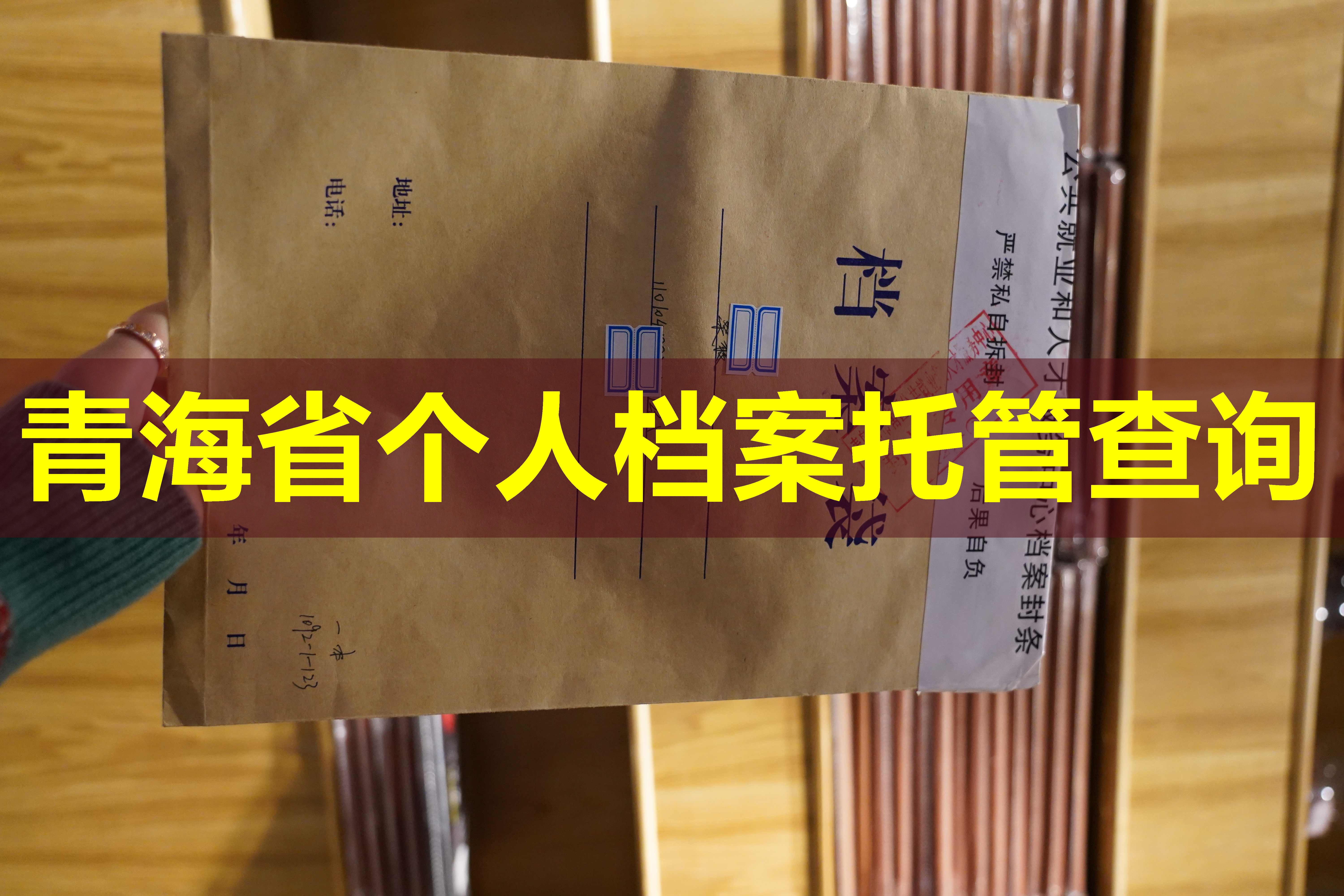 青海省个人档案托管查询