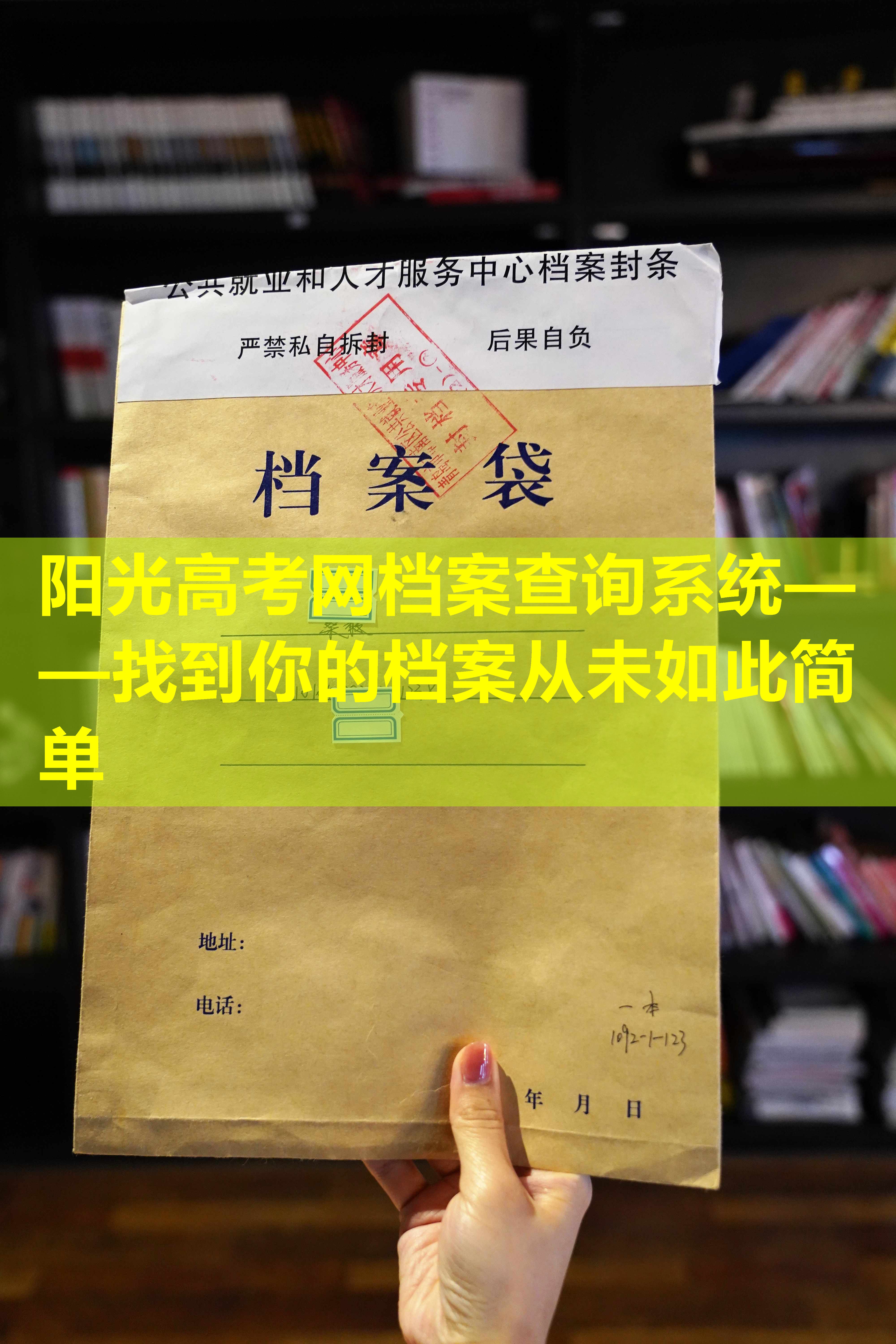 阳光高考网档案查询系统——找到你的档案从未如此简单
