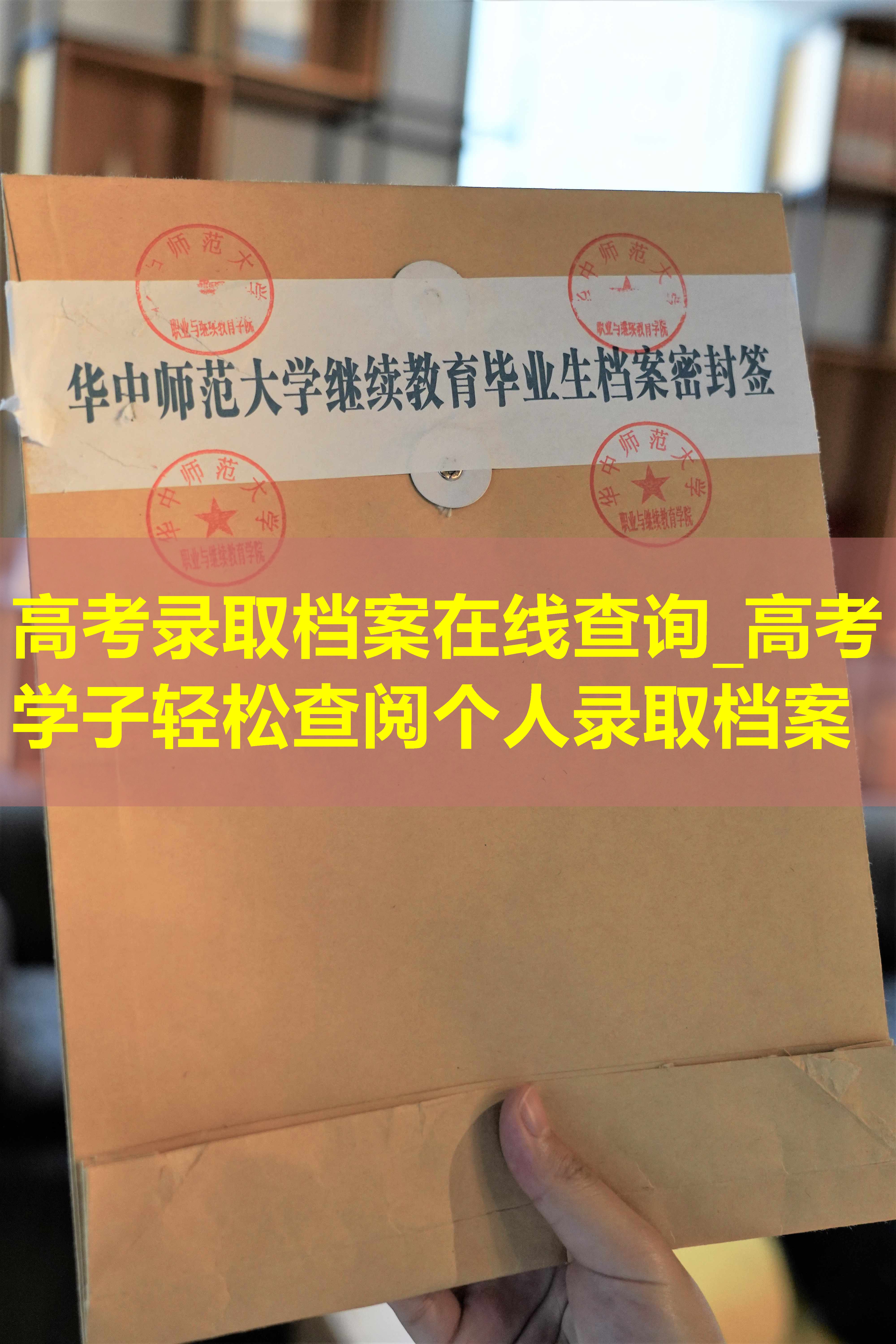高考录取档案在线查询_高考学子轻松查阅个人录取档案