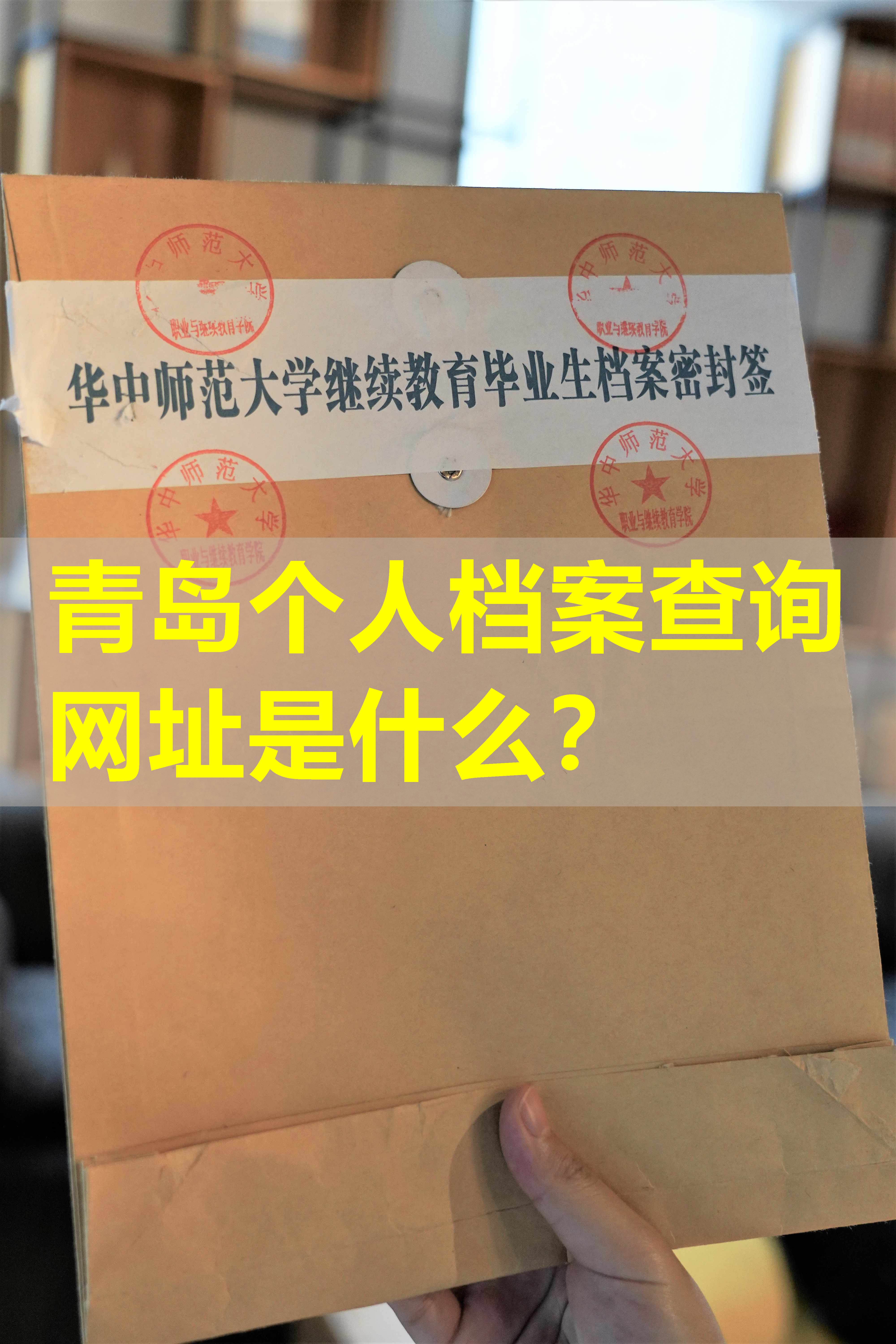 青岛个人档案查询网址是什么？