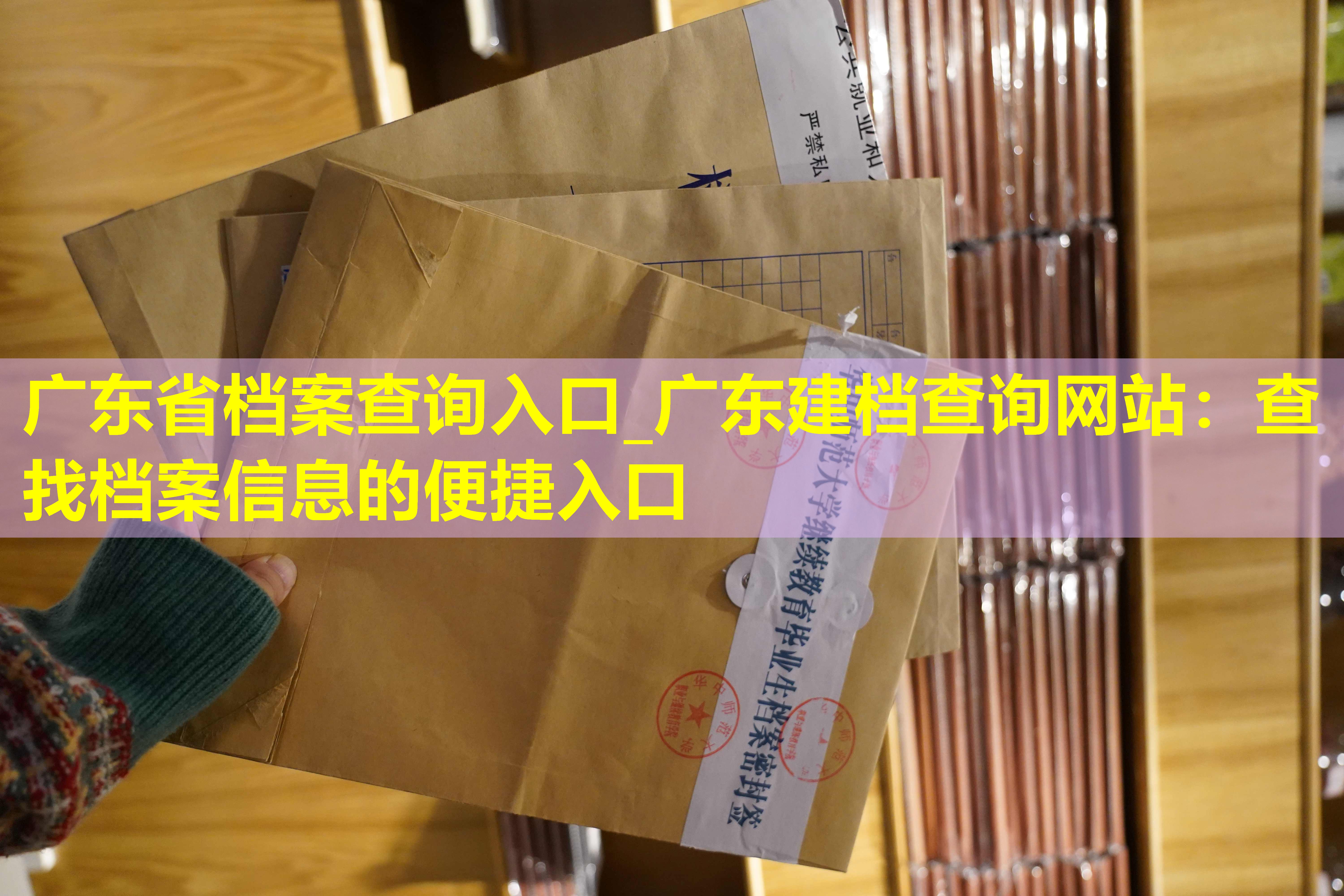 广东省档案查询入口_广东建档查询网站：查找档案信息的便捷入口