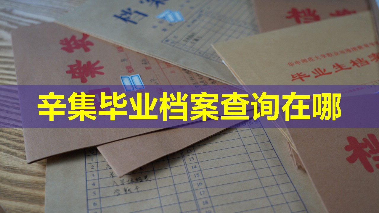 辛集毕业档案查询在哪