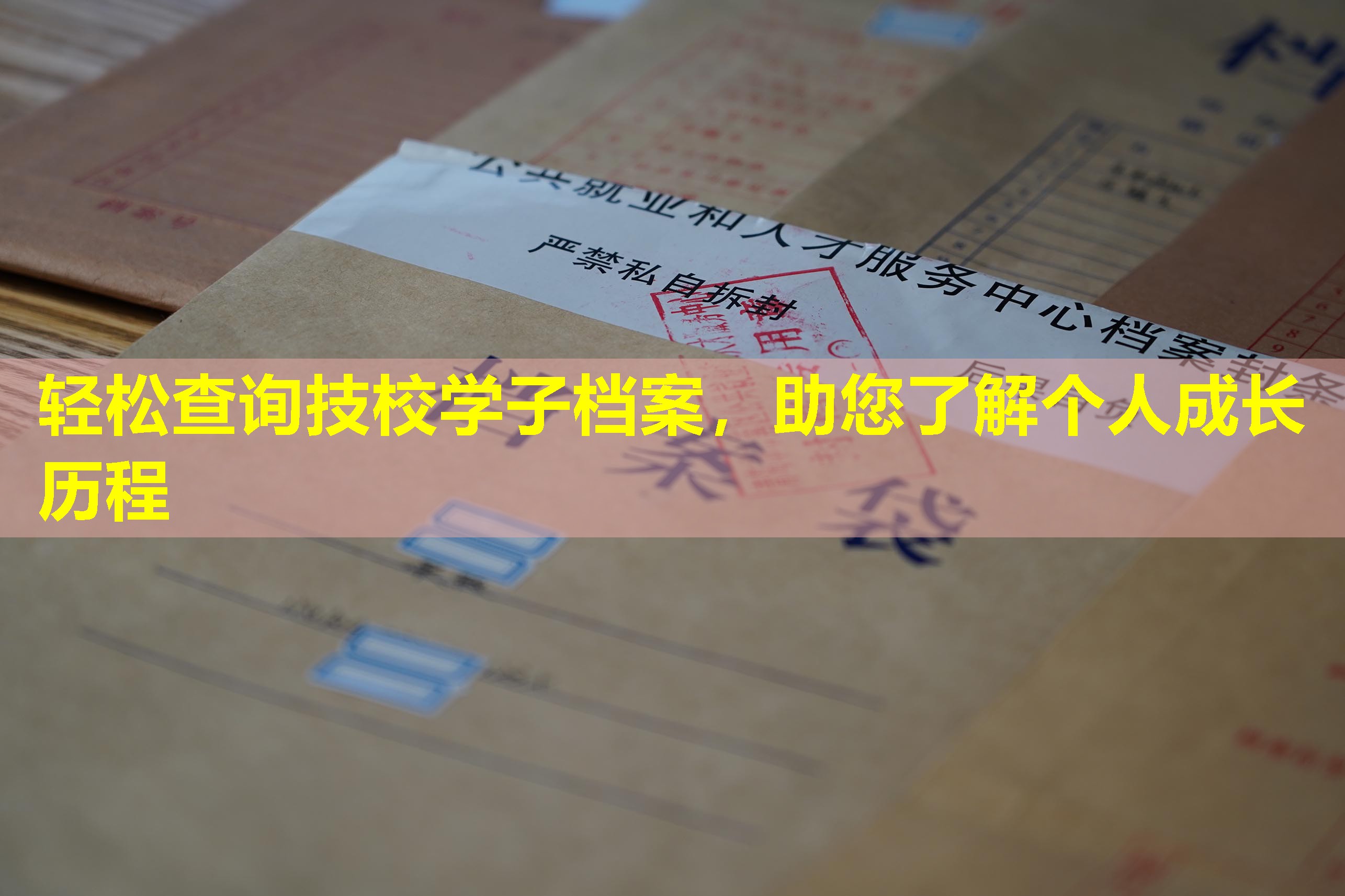 轻松查询技校学子档案，助您了解个人成长历程