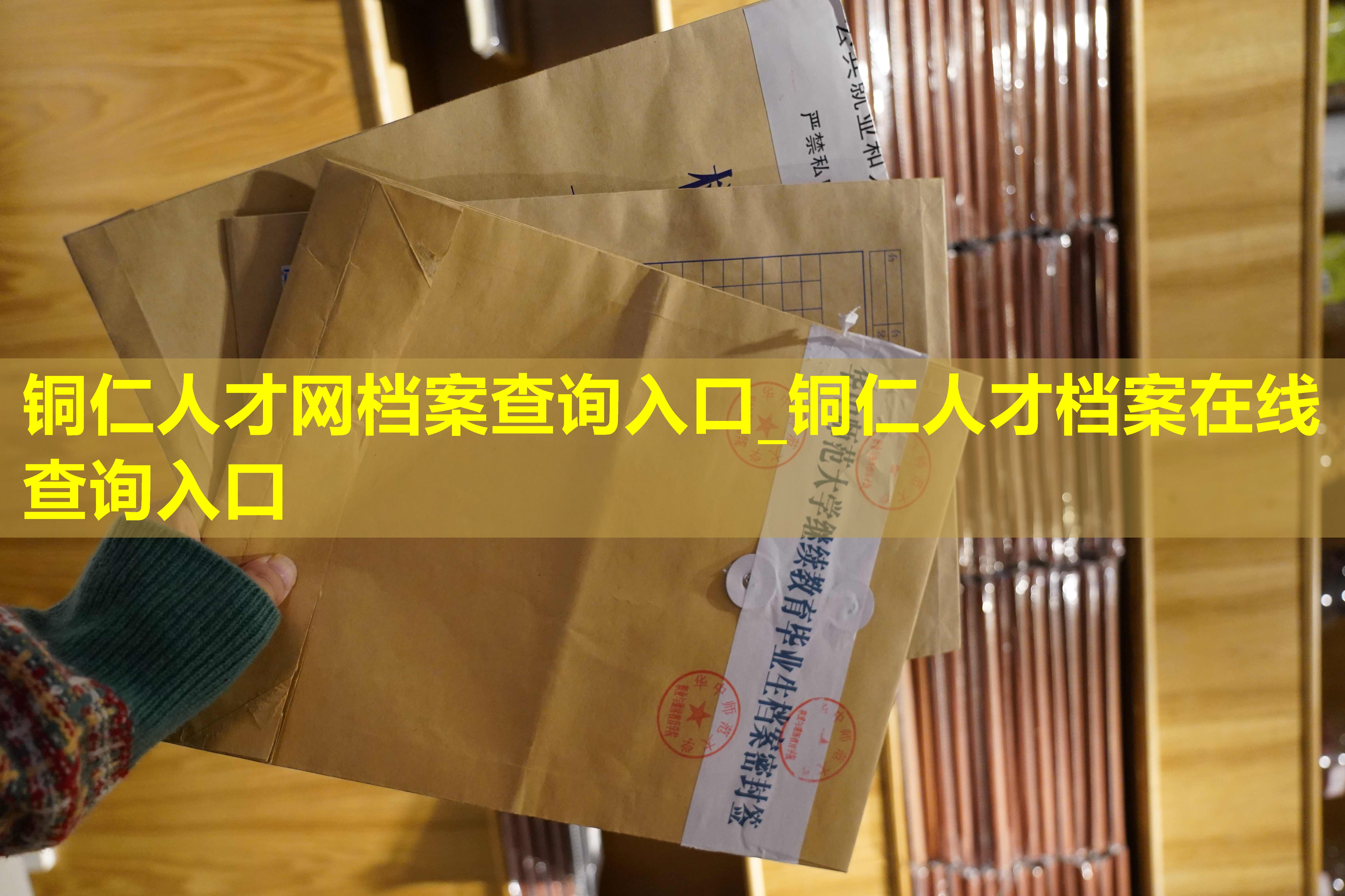 铜仁人才网档案查询入口_铜仁人才档案在线查询入口