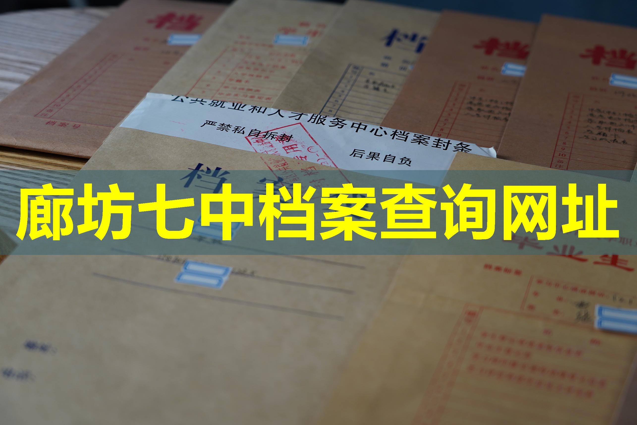 廊坊七中档案查询网址