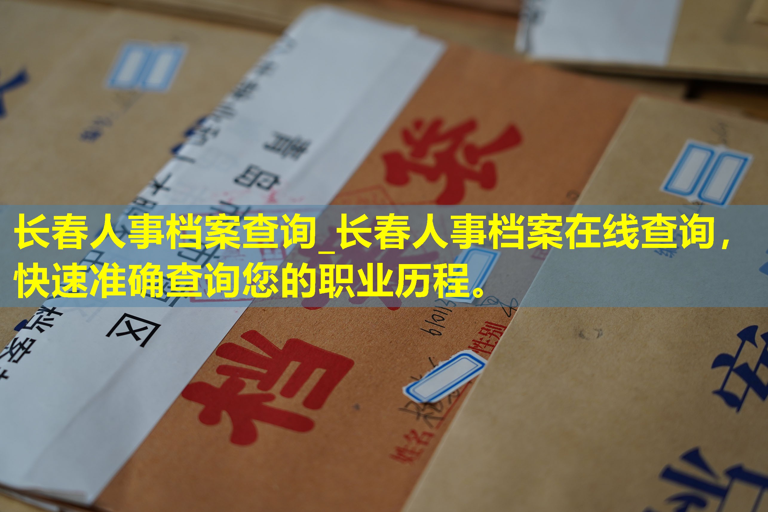 长春人事档案查询_长春人事档案在线查询，快速准确查询您的职业历程。