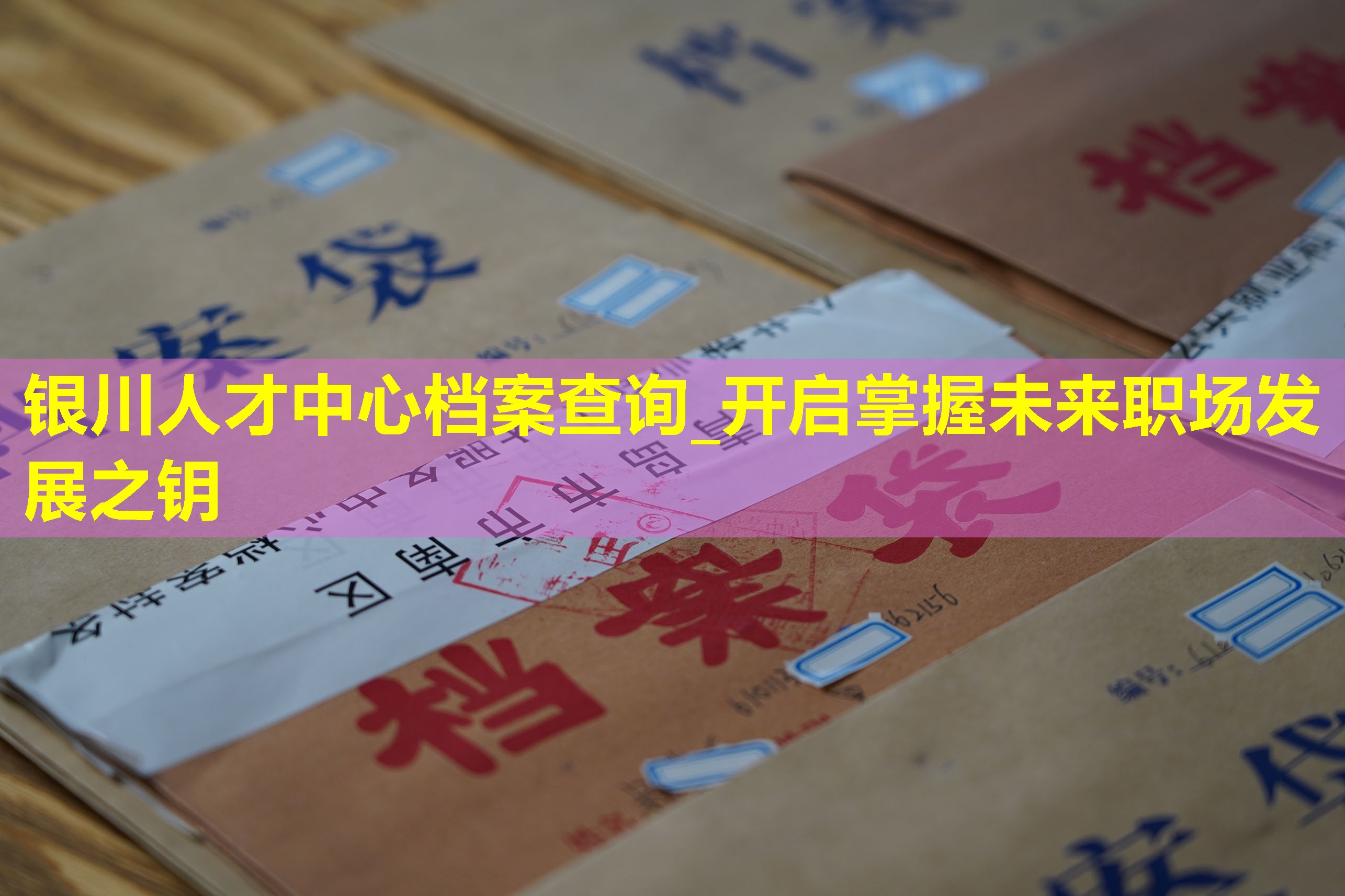 银川人才中心档案查询_开启掌握未来职场发展之钥