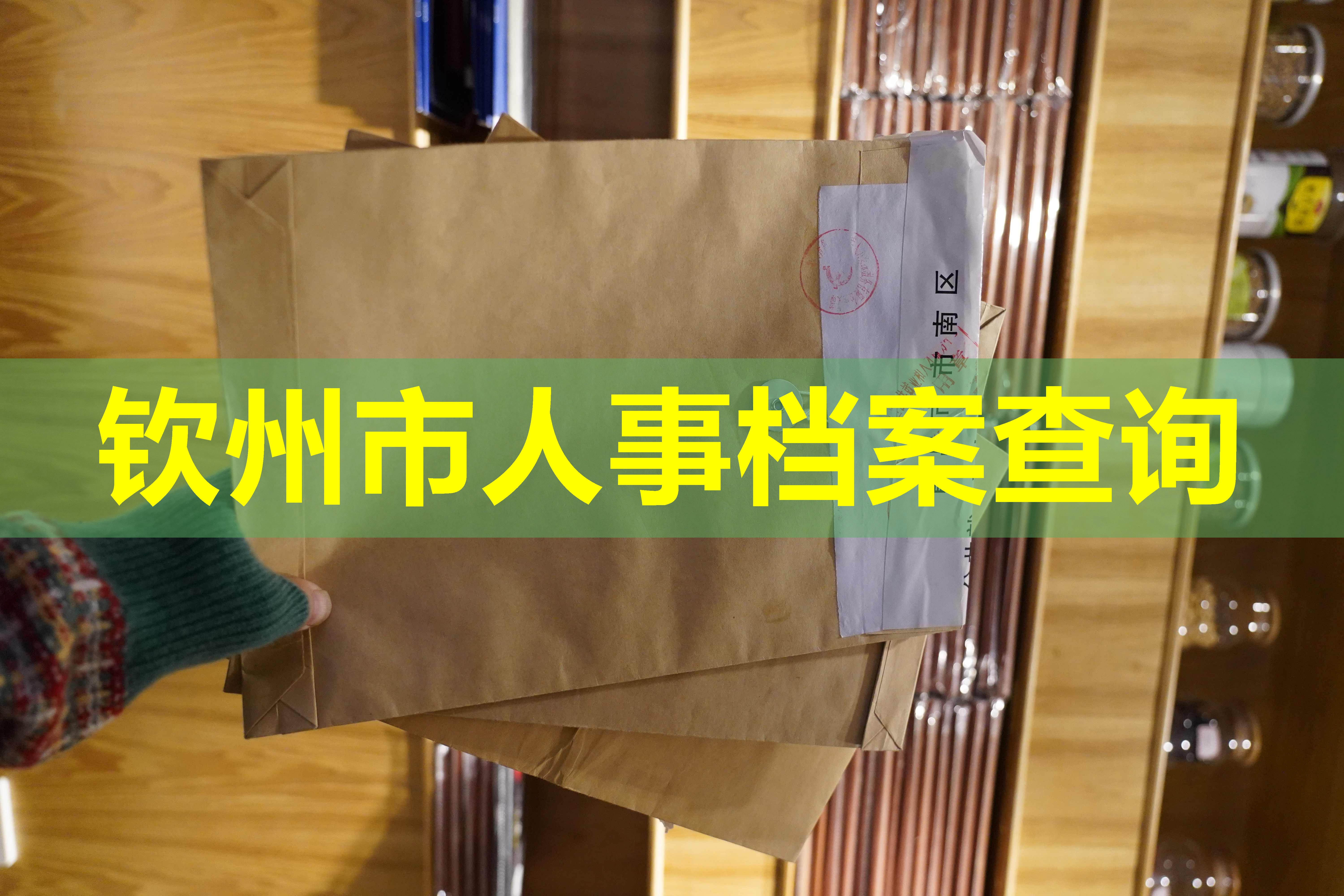 钦州市人事档案查询
