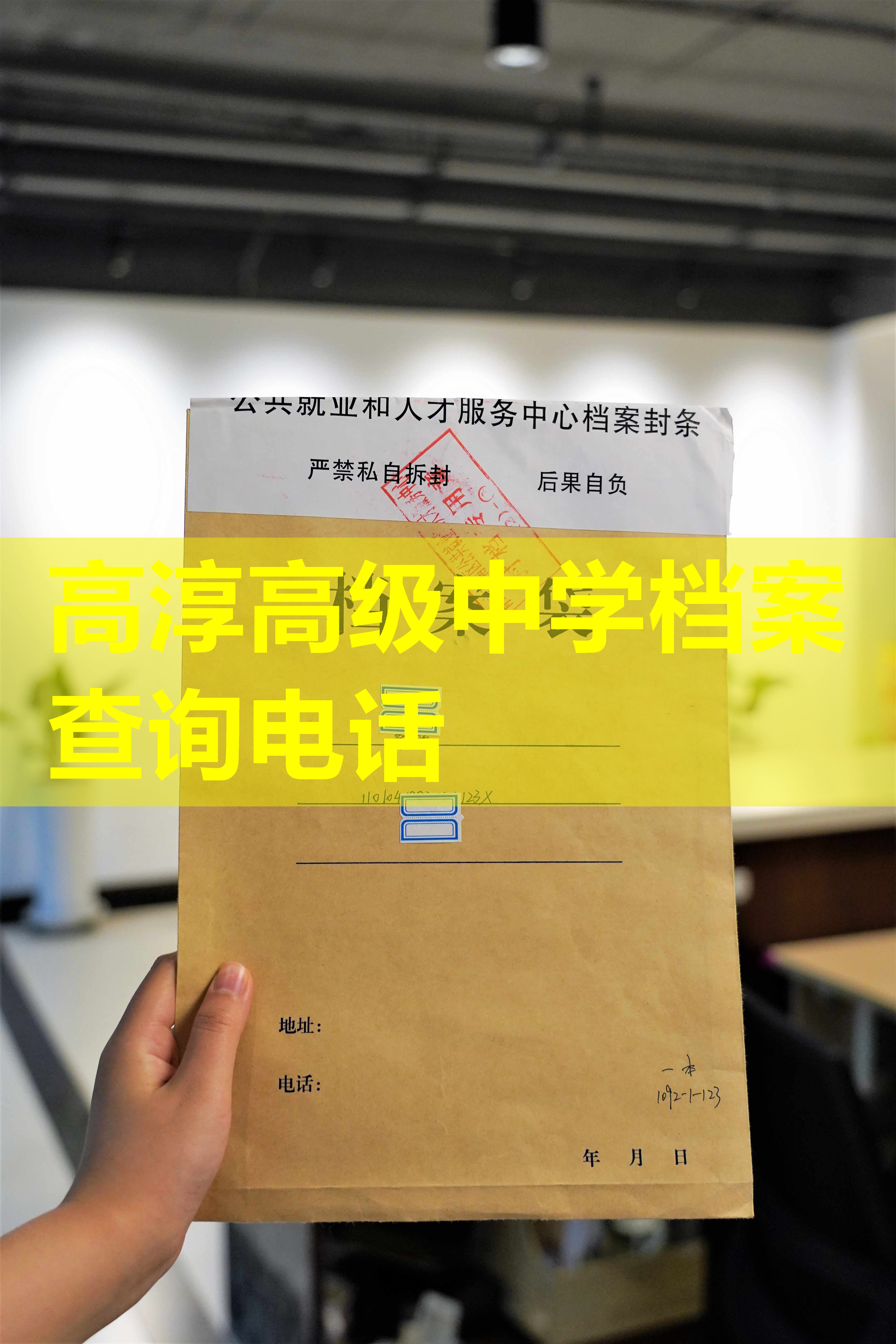 高淳高级中学档案查询电话