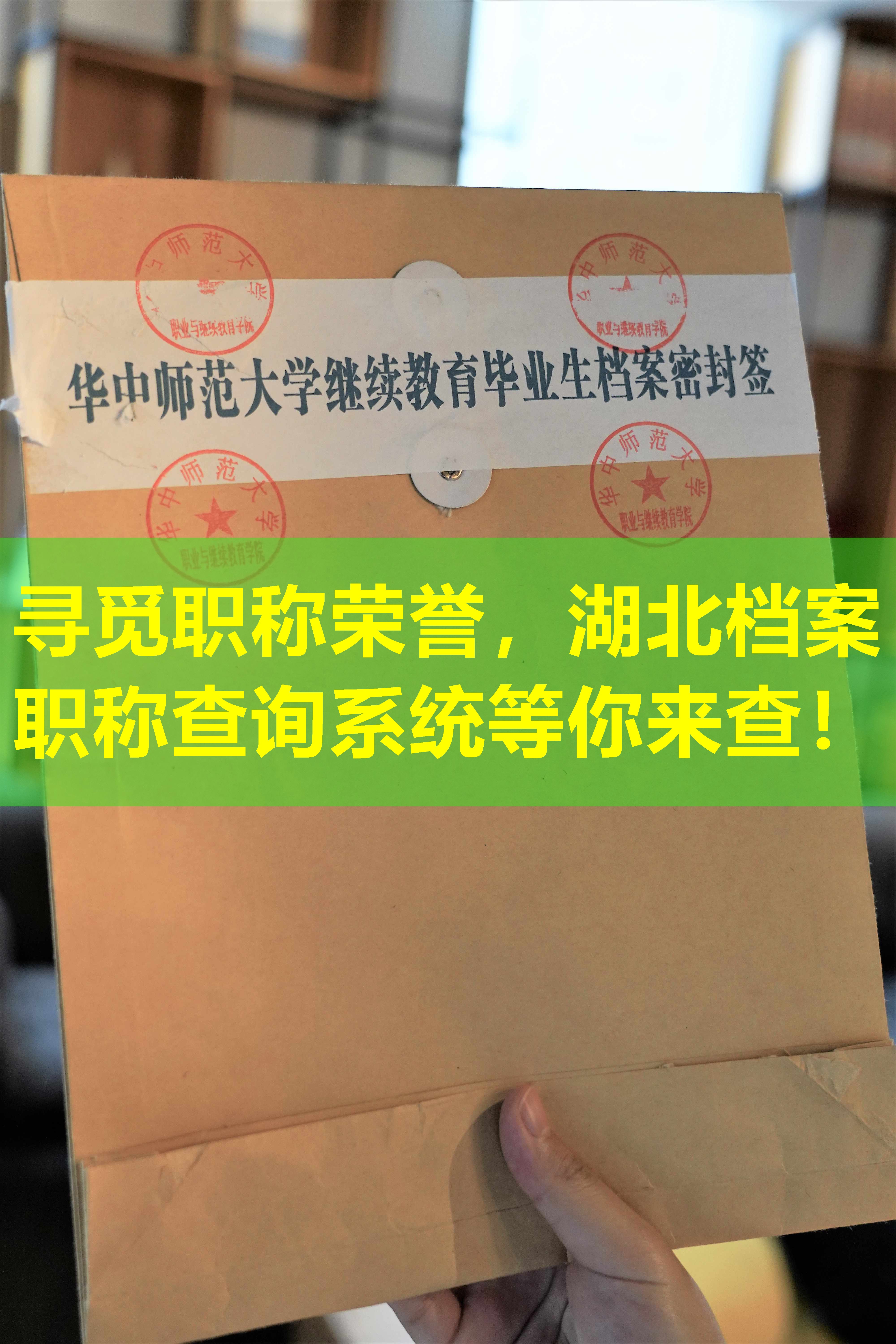 寻觅职称荣誉，湖北档案职称查询系统等你来查！