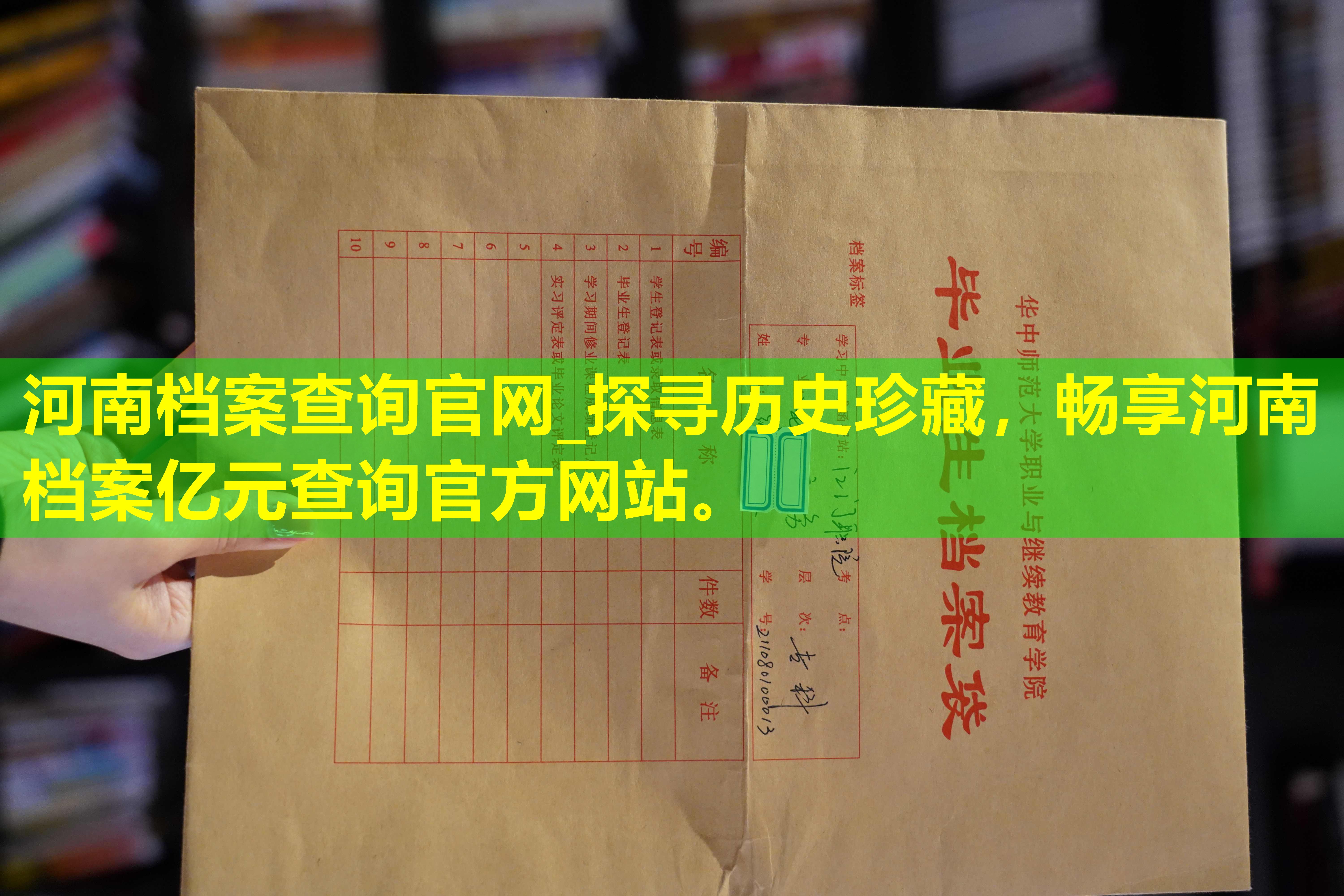 河南档案查询官网_探寻历史珍藏，畅享河南档案亿元查询官方网站。