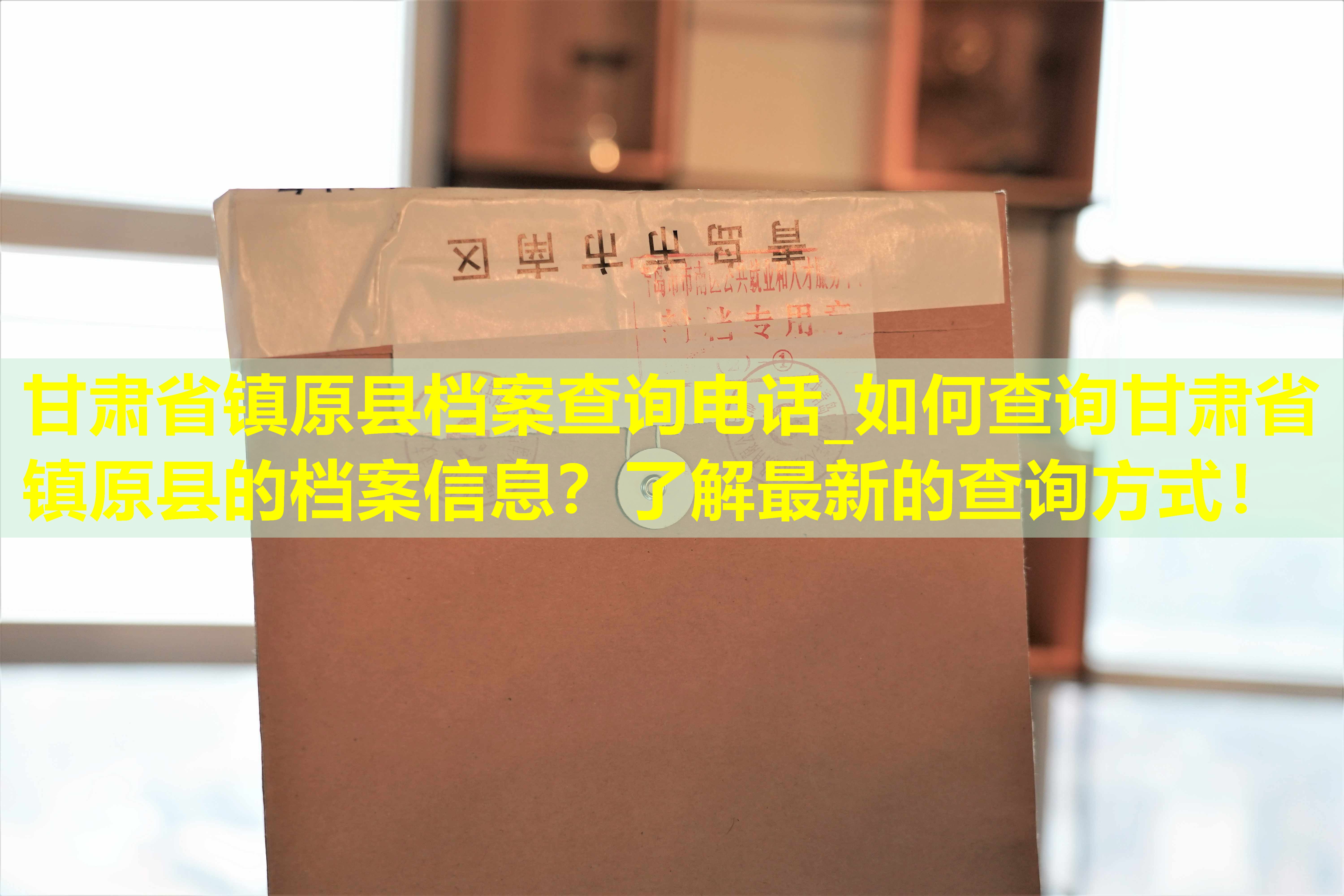 甘肃省镇原县档案查询电话_如何查询甘肃省镇原县的档案信息？了解最新的查询方式！