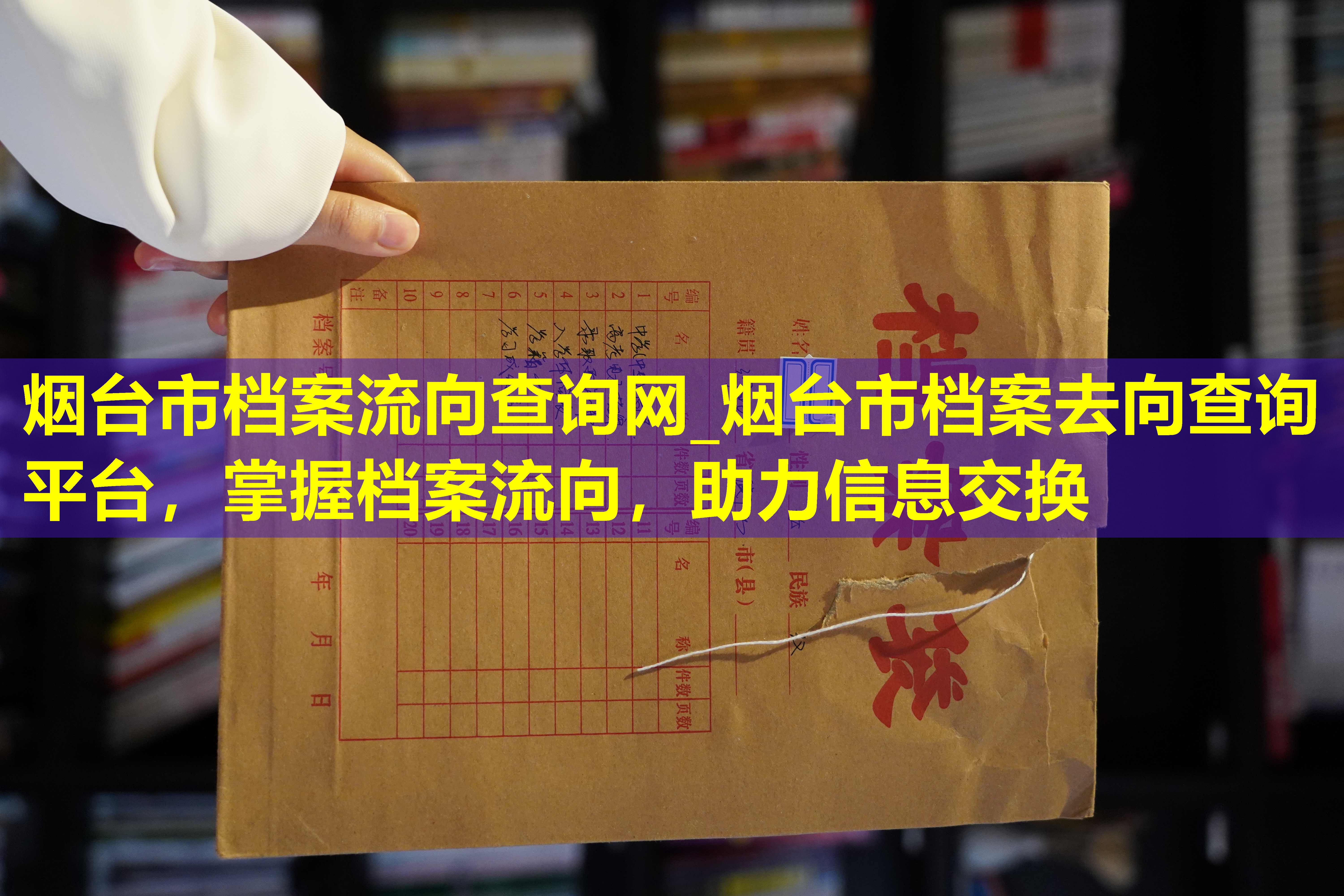 烟台市档案流向查询网_烟台市档案去向查询平台，掌握档案流向，助力信息交换