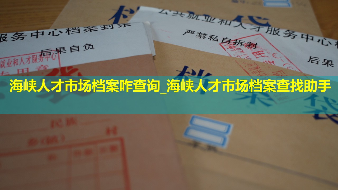 海峡人才市场档案咋查询_海峡人才市场档案查找助手