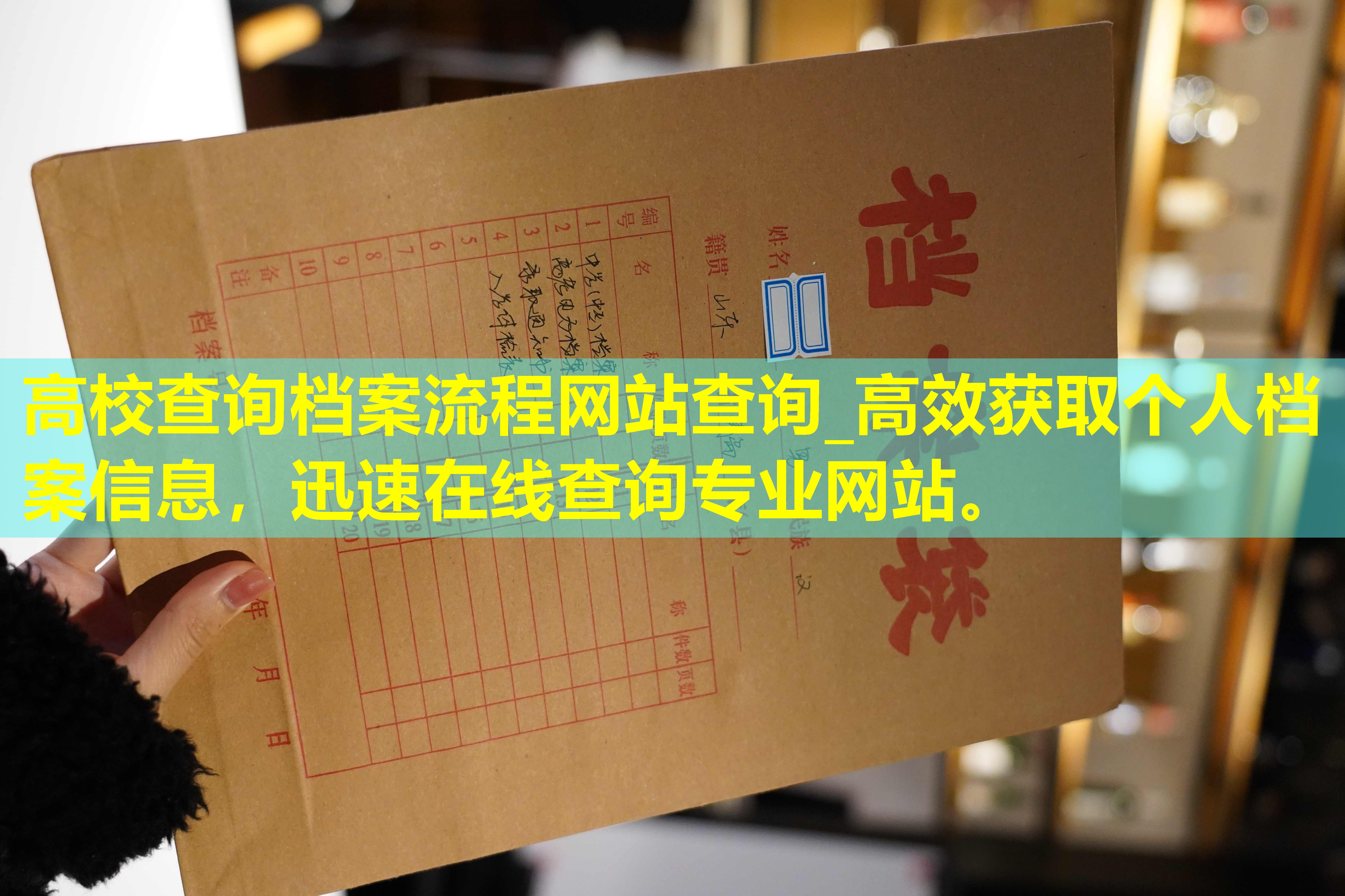 高校查询档案流程网站查询_高效获取个人档案信息，迅速在线查询专业网站。