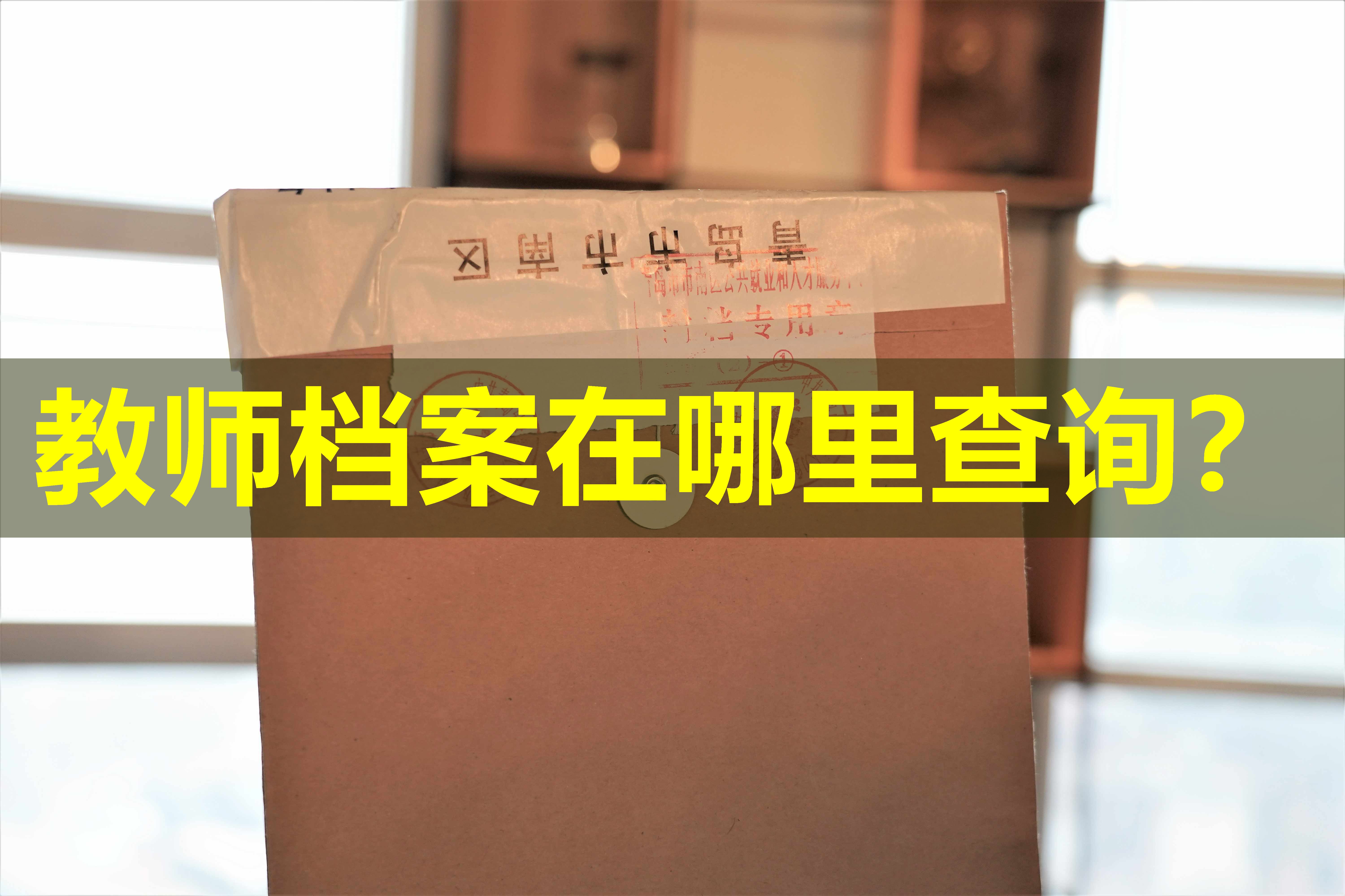 教师档案在哪里查询？
