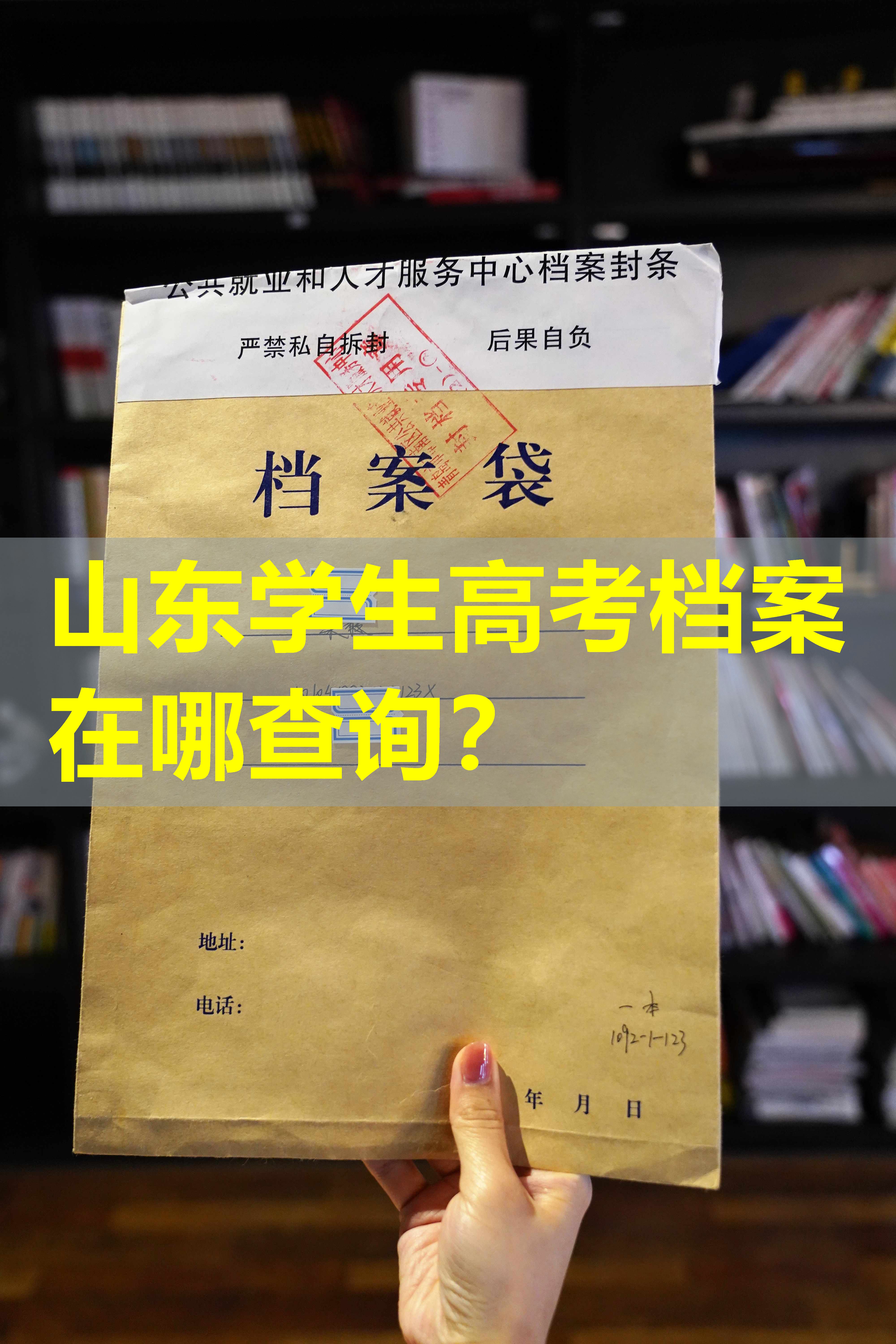 山东学生高考档案在哪查询？