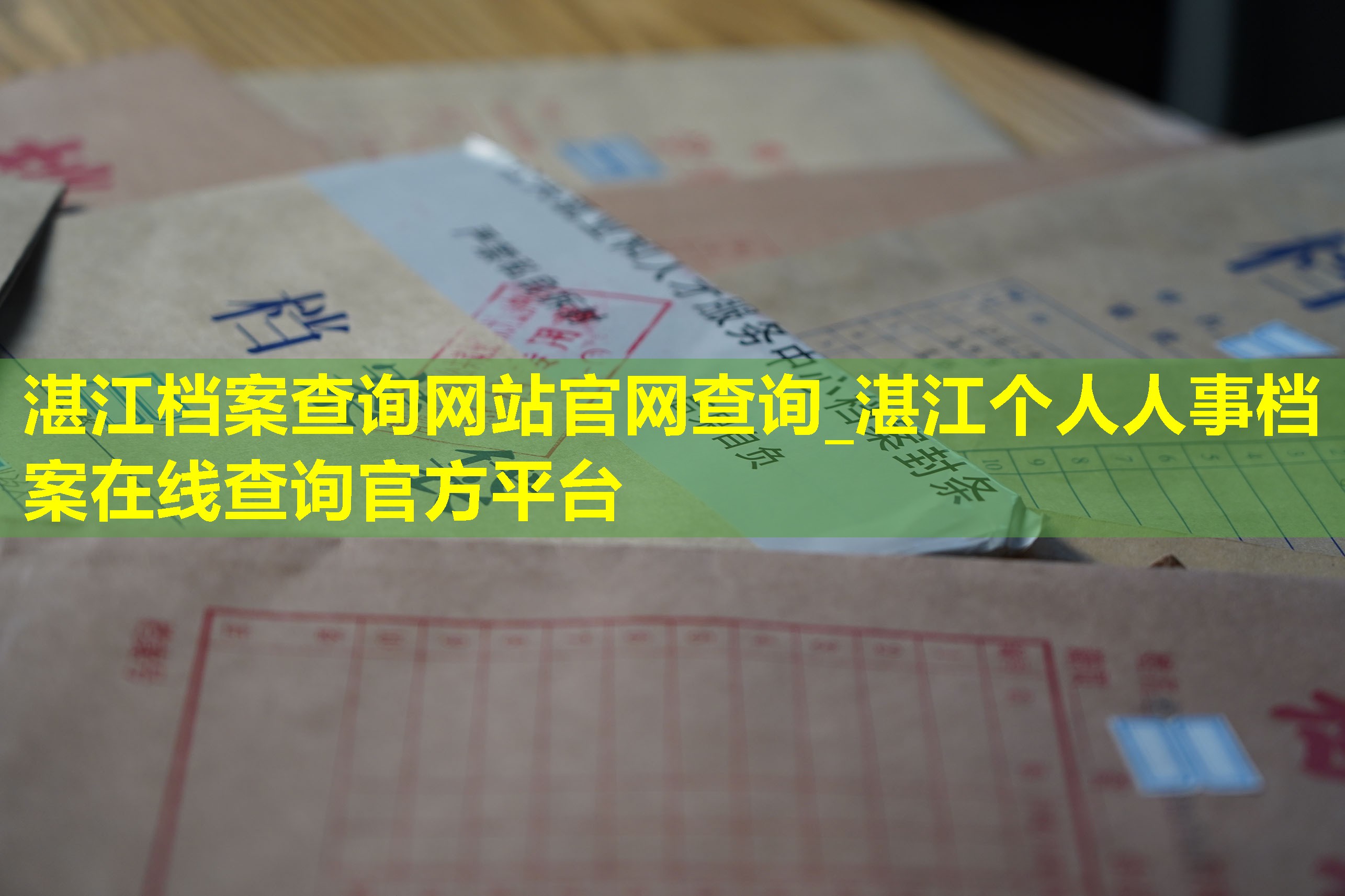 湛江档案查询网站官网查询_湛江个人人事档案在线查询官方平台