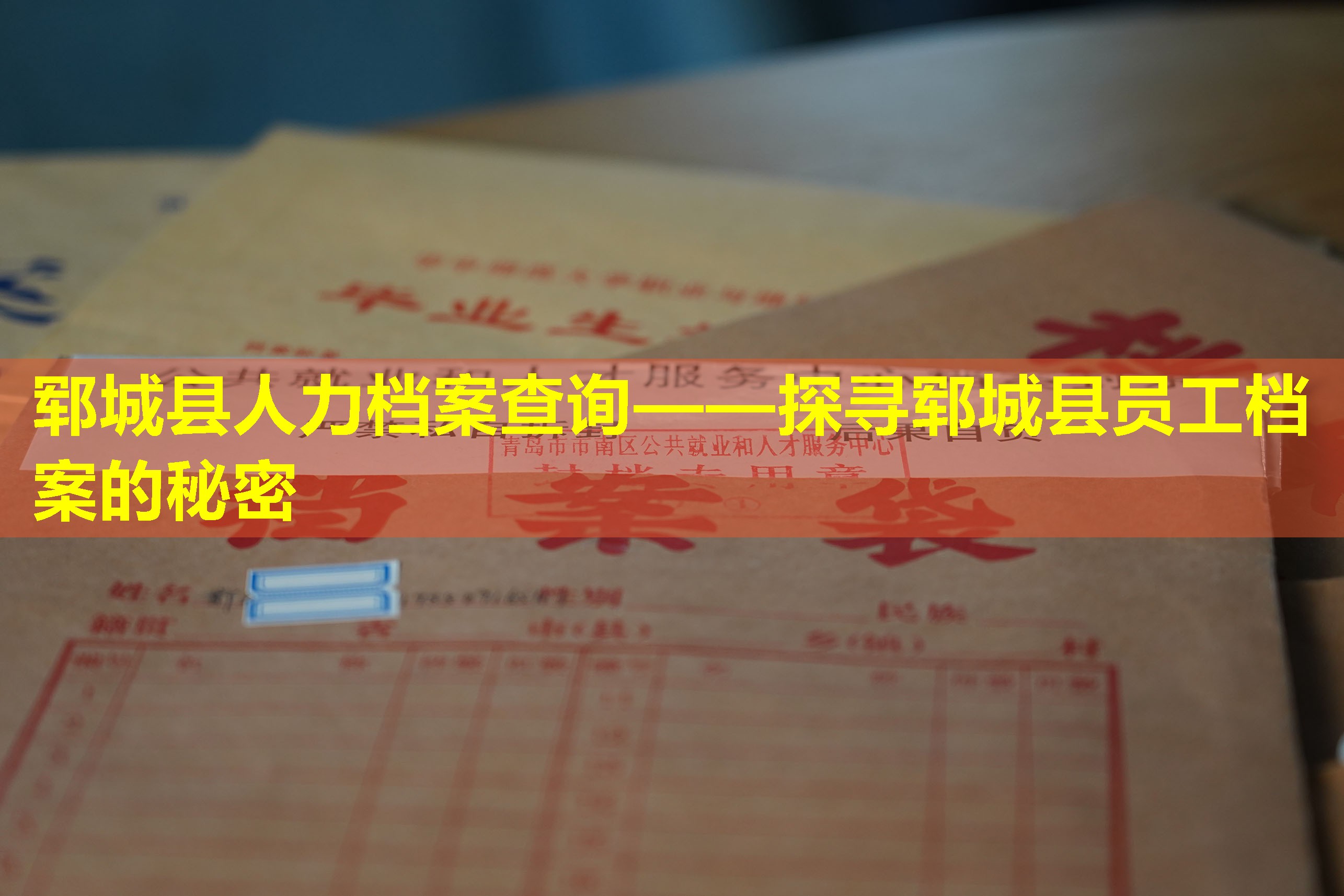 郓城县人力档案查询——探寻郓城县员工档案的秘密
