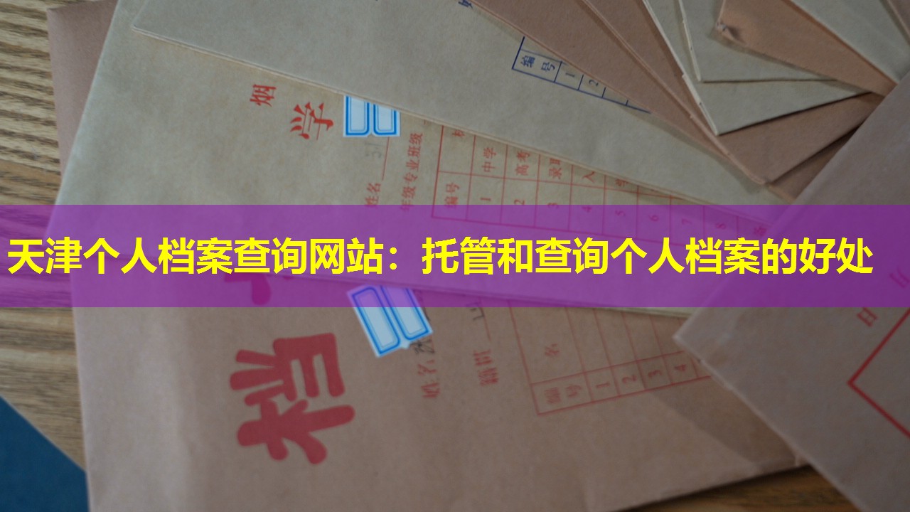 天津个人档案查询网站：托管和查询个人档案的好处