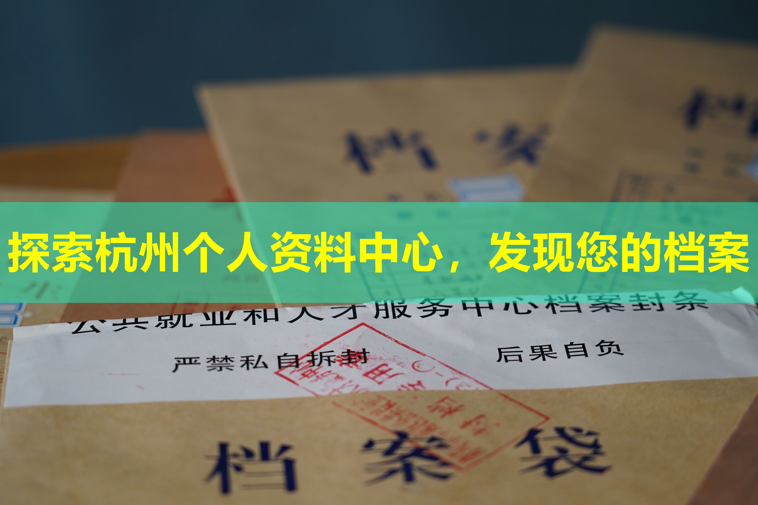 探索杭州个人资料中心，发现您的档案