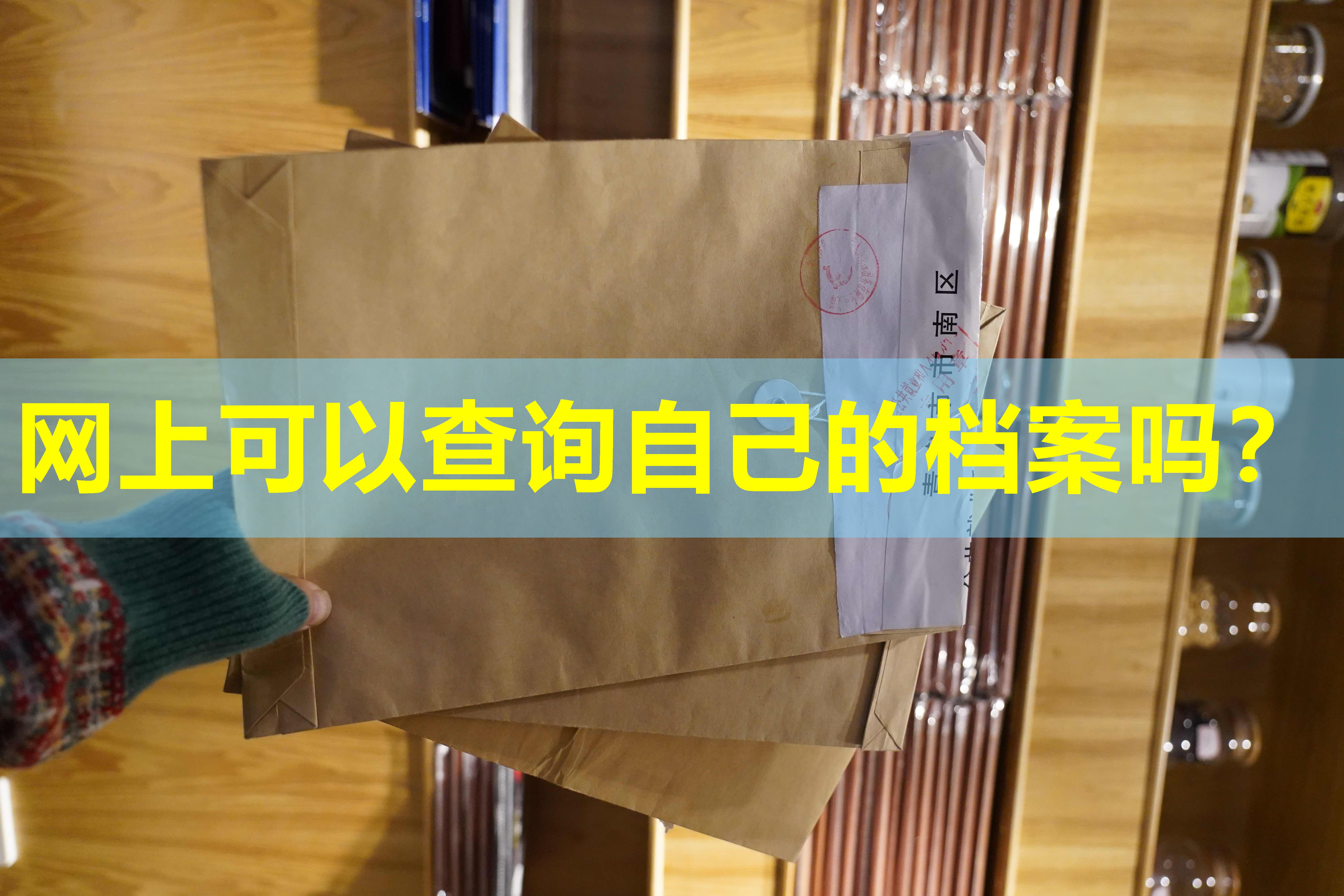 网上可以查询自己的档案吗？