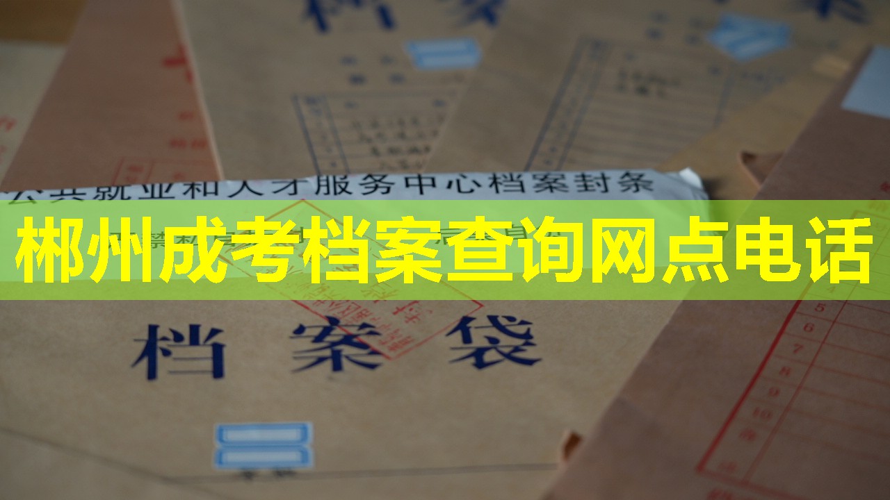 郴州成考档案查询网点电话