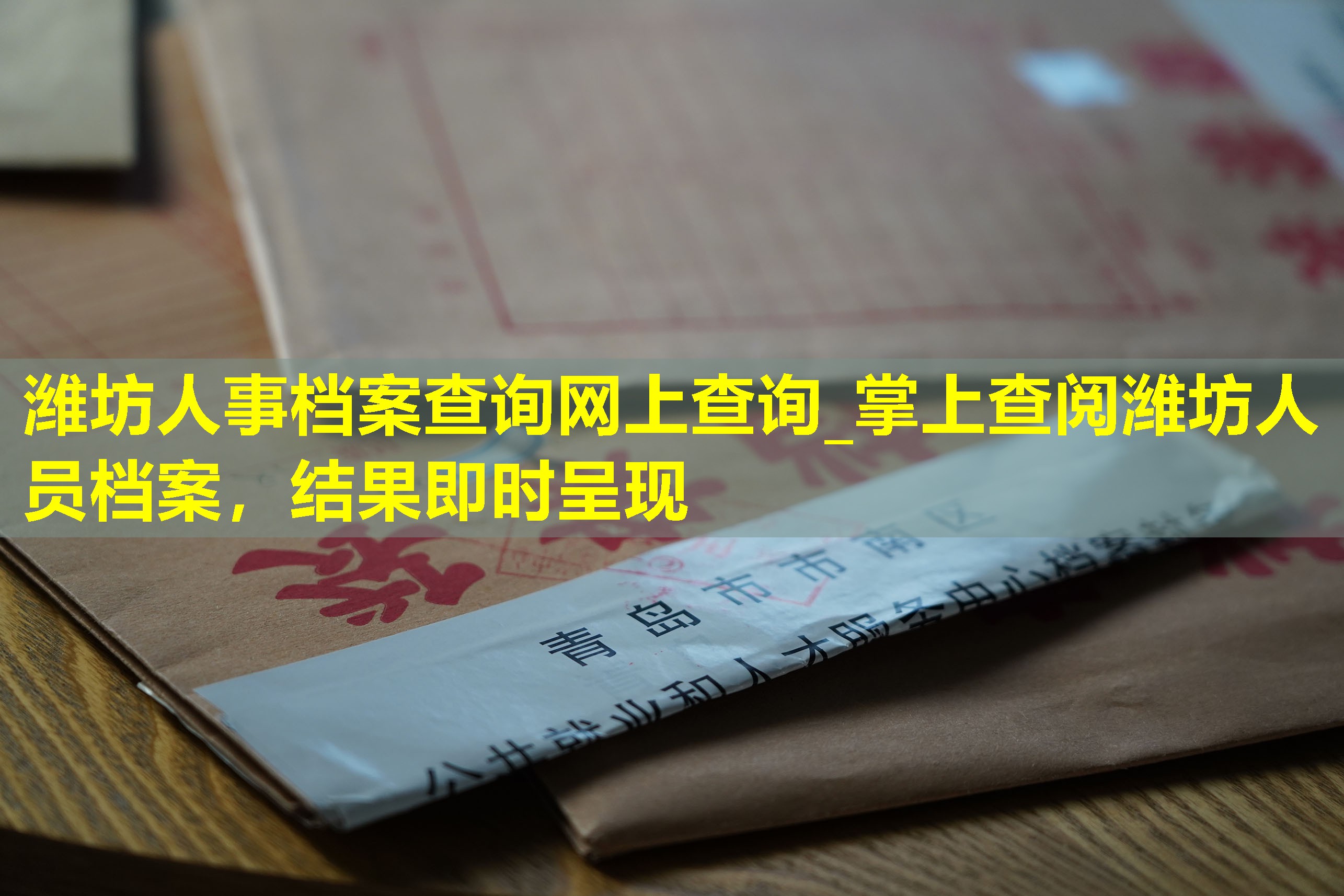 潍坊人事档案查询网上查询_掌上查阅潍坊人员档案，结果即时呈现